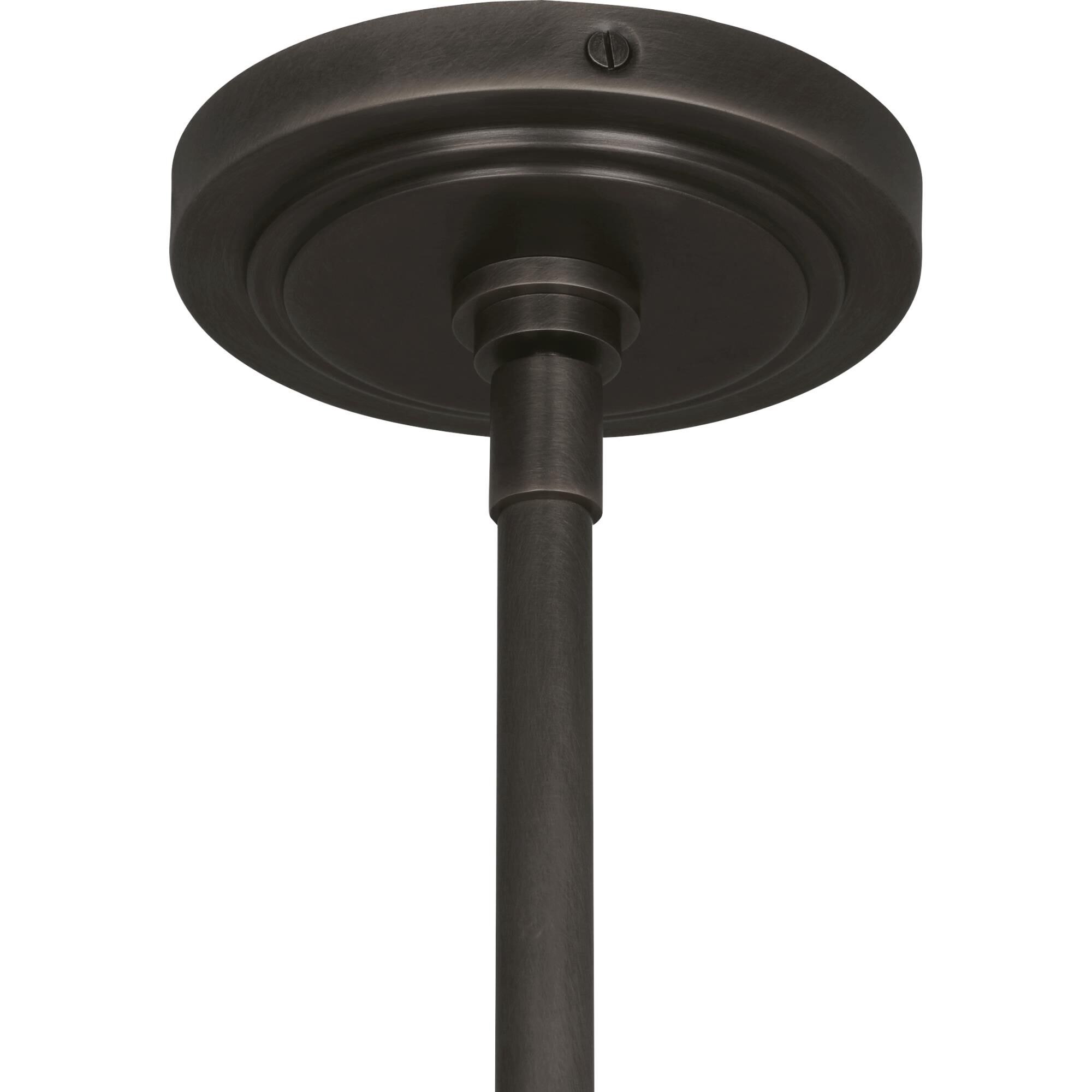 Shown in Deep Patina Bronze finish and White glass