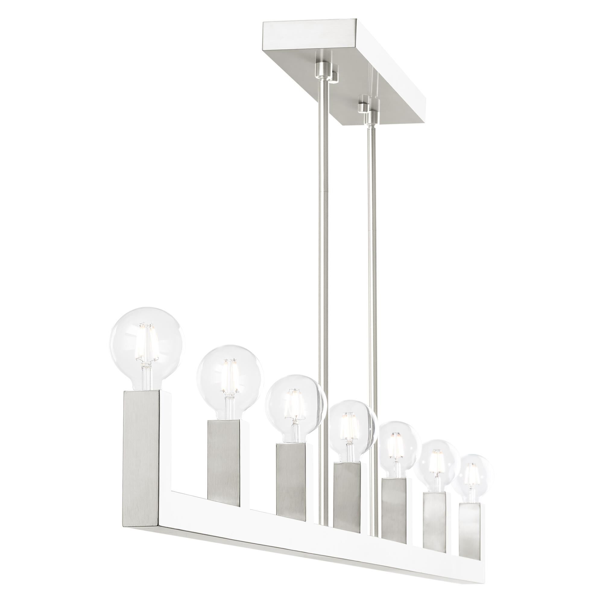 Solna 70 Inch 7 Light Linear Suspension Light by Livex Lighting
