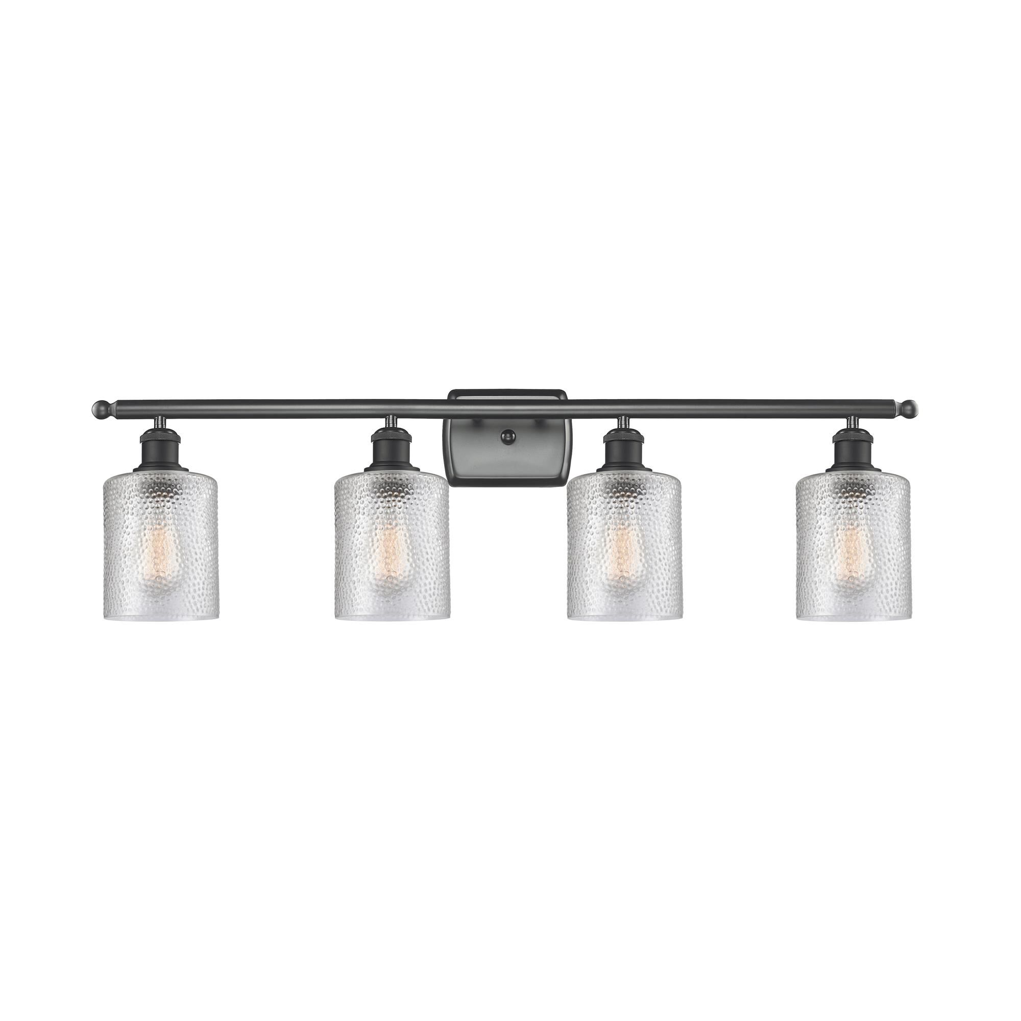 Shown in Matte Black finish and Clear glass