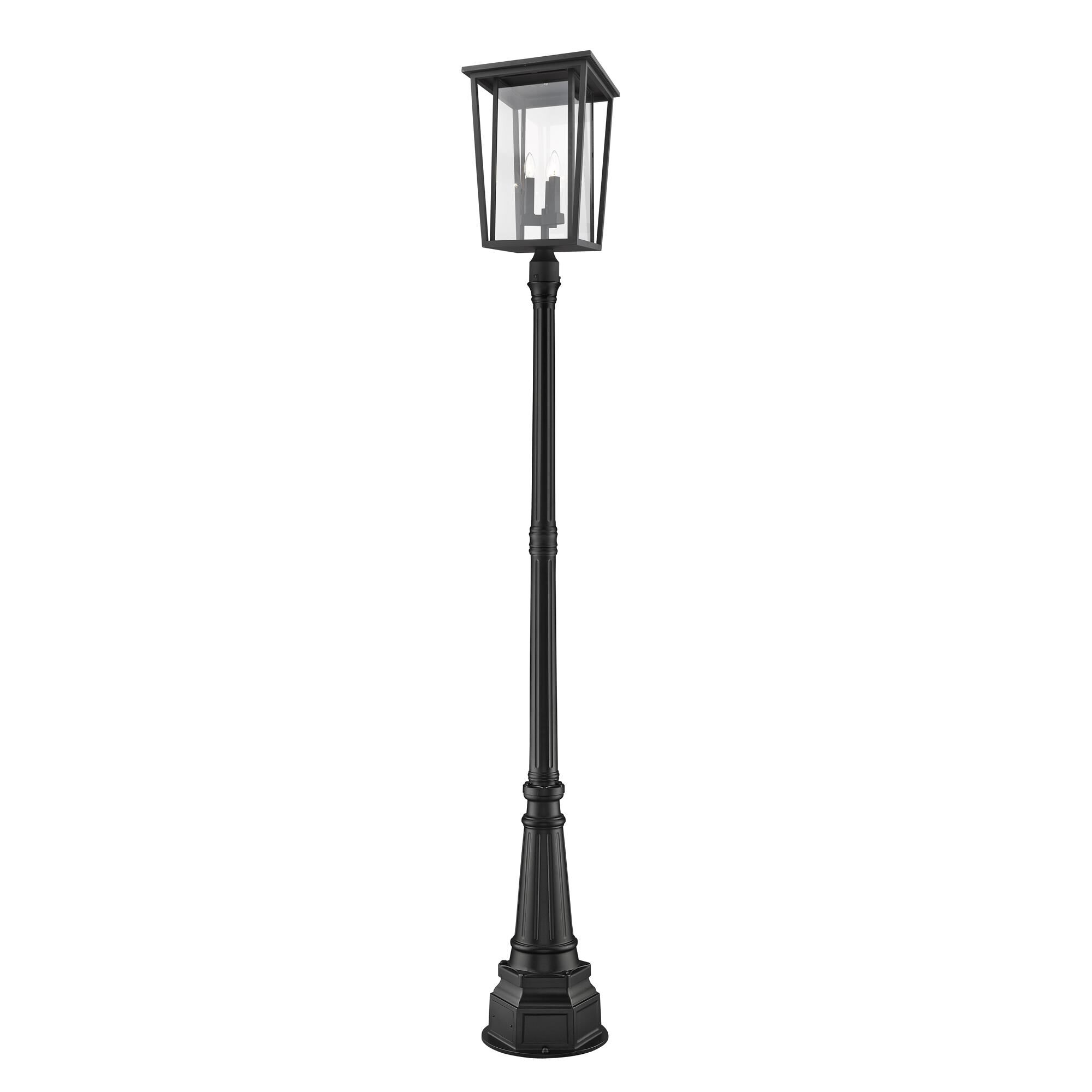Seoul 105 Inch Tall 3 Light Outdoor Post Lamp by Z-Lite