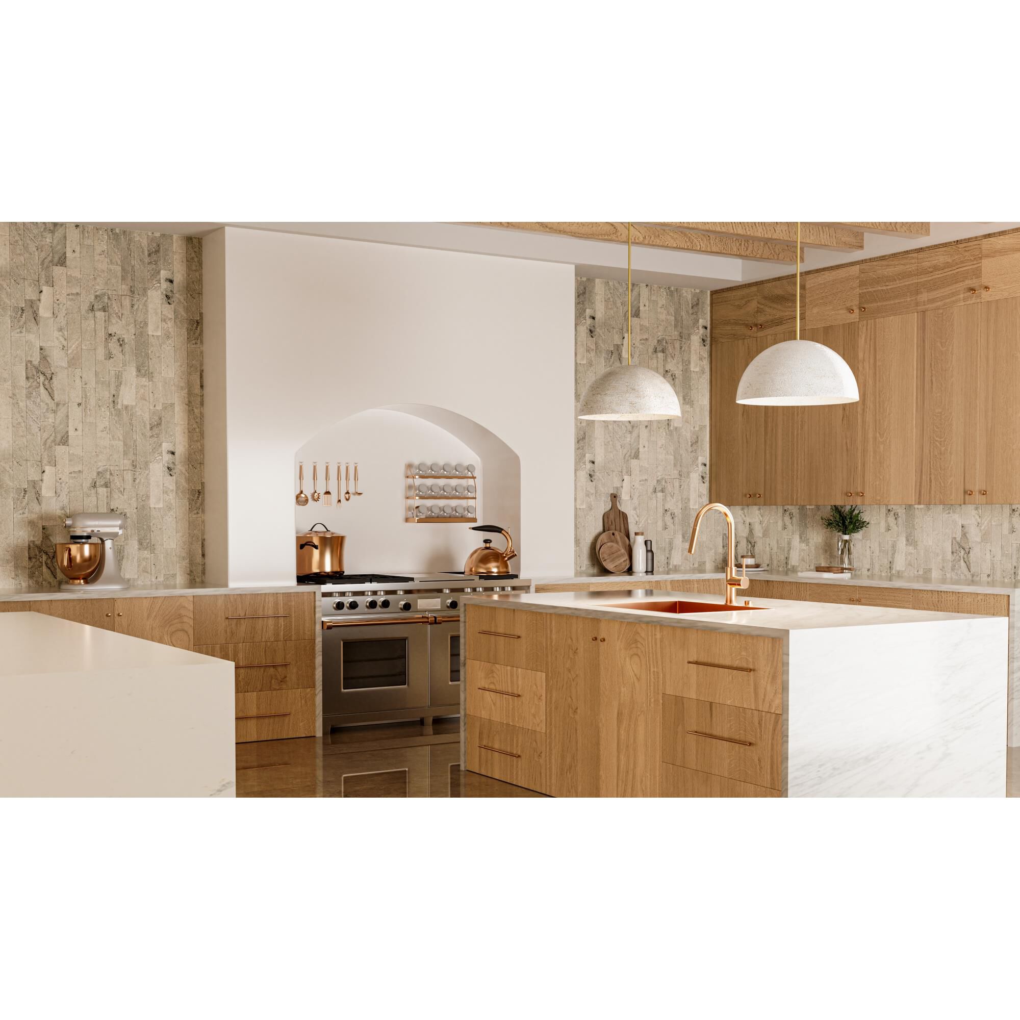 Shown in Brushed Gold finish and Metal shade