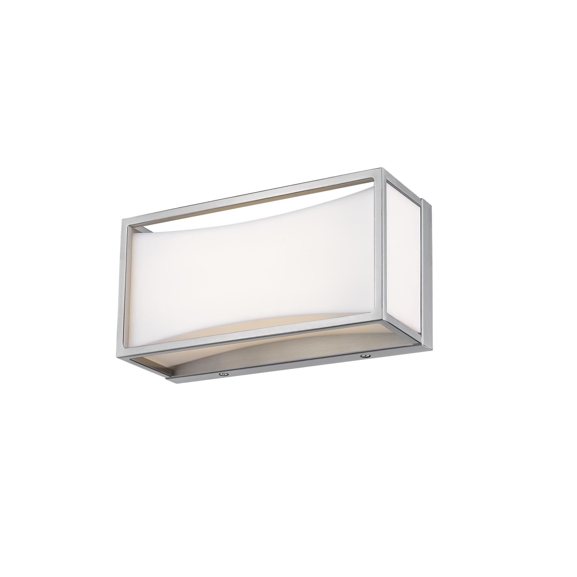 Shown in Brushed Nickel finish and Acrylic glass and Acrylic shade