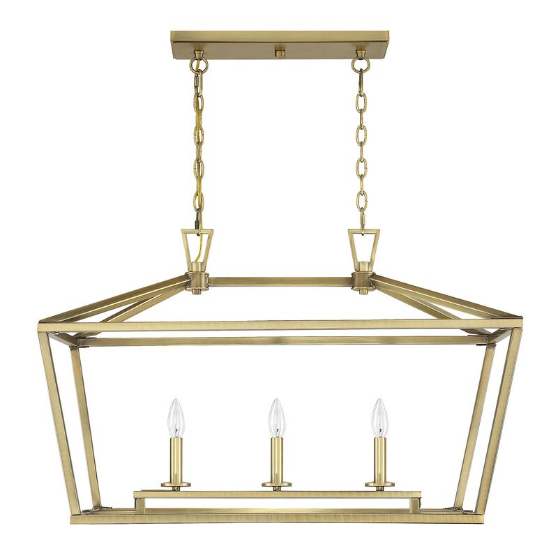 Townsend Small Linear Chandelier by Savoy House