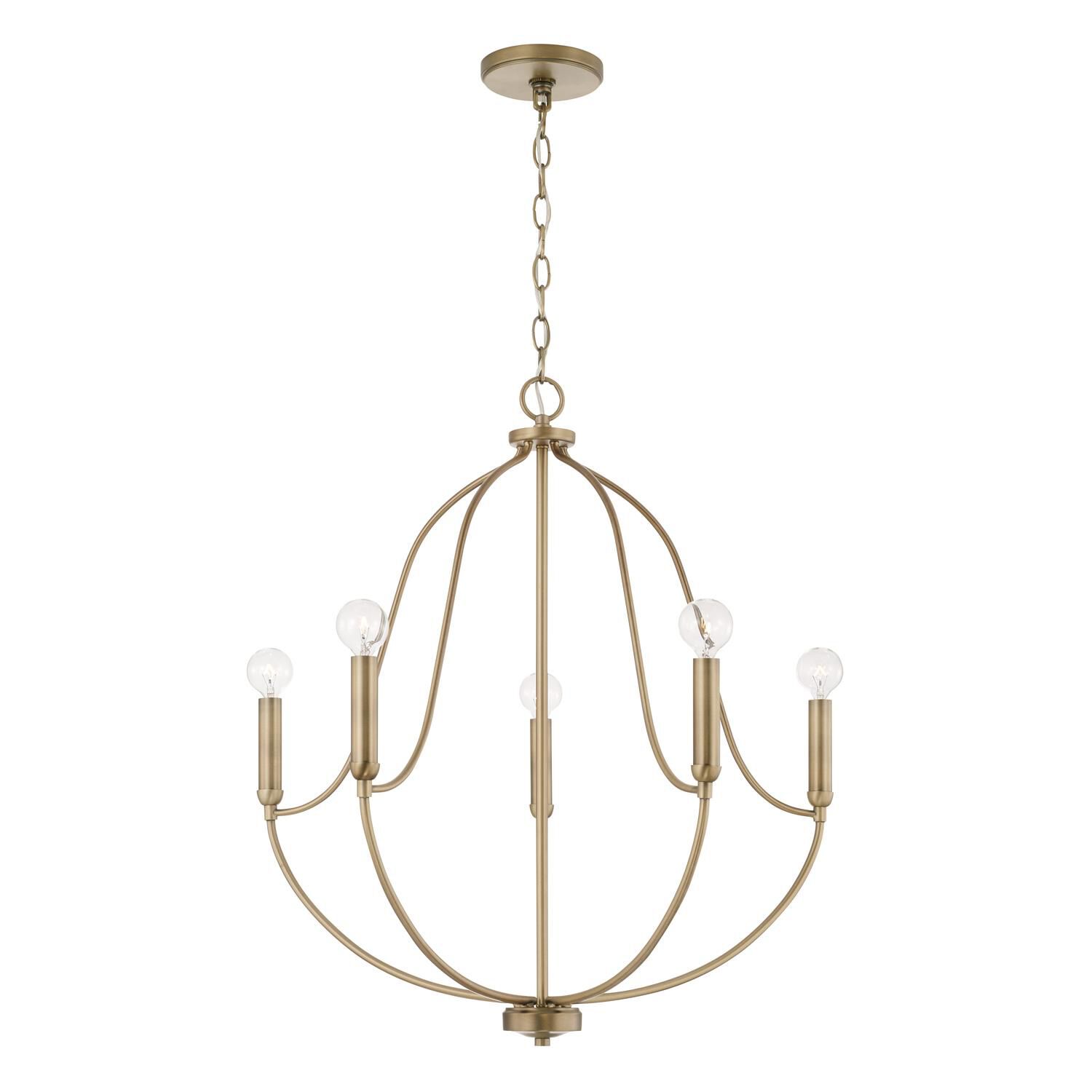 Madison 25 Inch 5 Light Chandelier by Homeplace by Capital Lighting Fixture Company