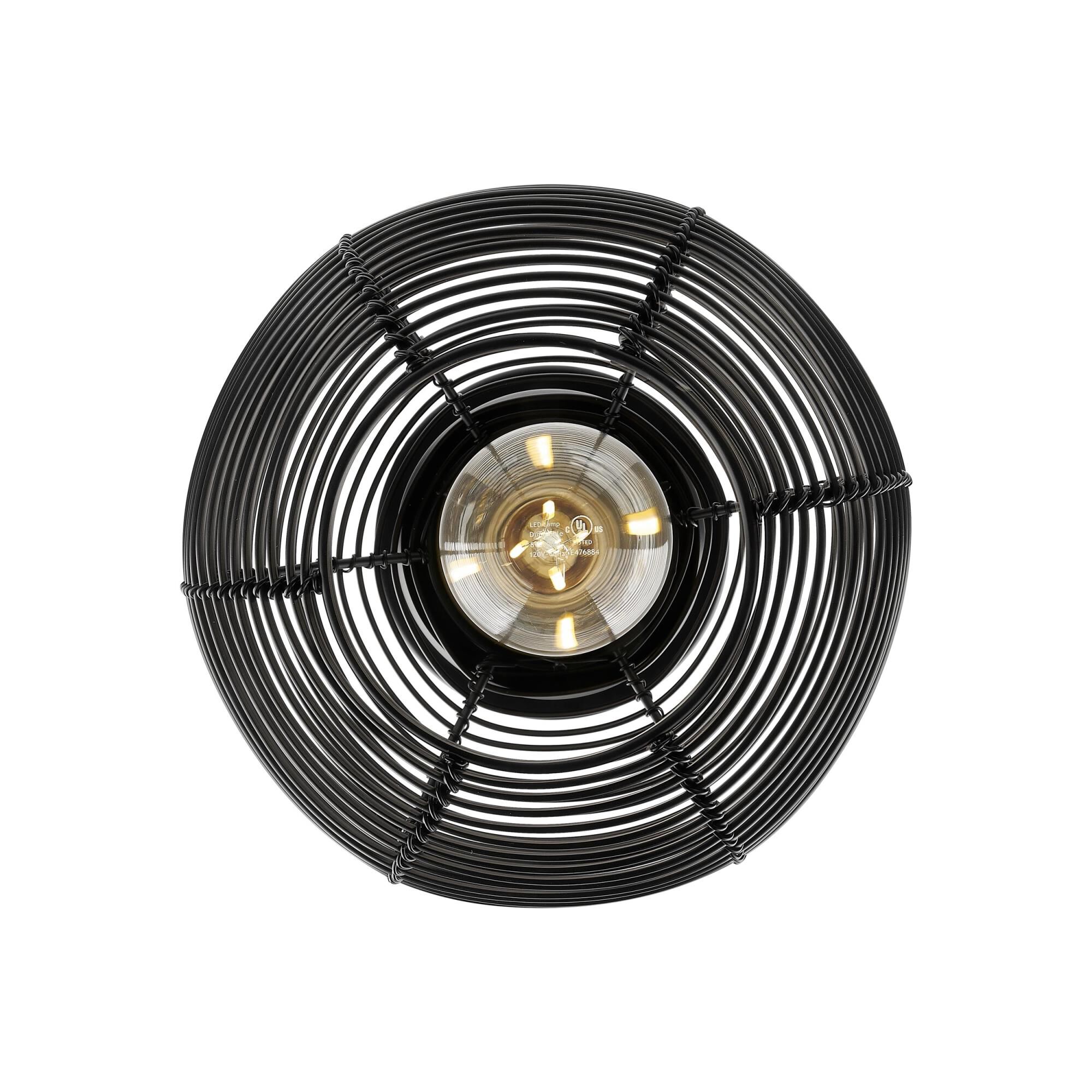 Calypso 8 Inch Semi Flush Mount by Golden Lighting