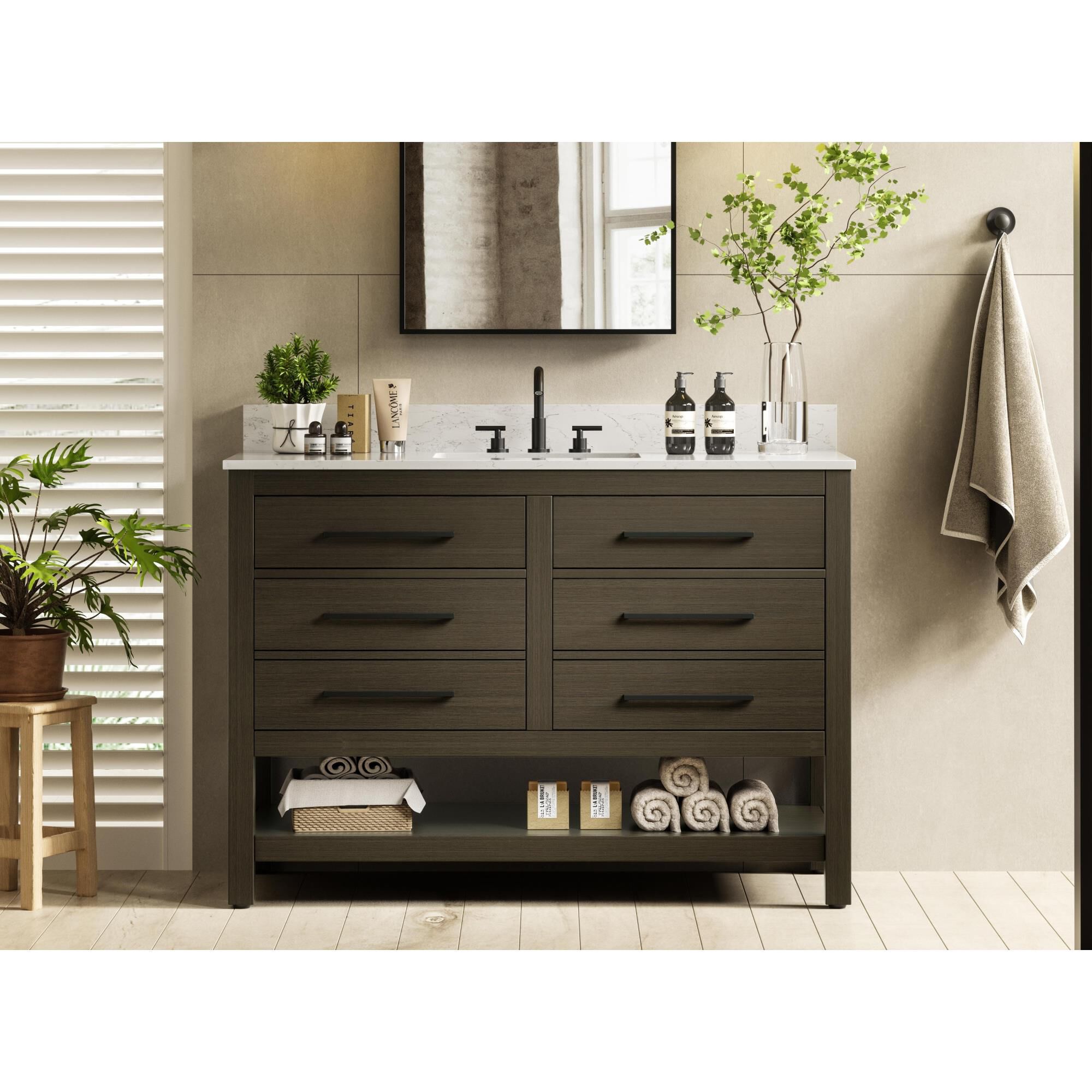 Karson 48 Inch Bath Vanity by Elegant Dcor
