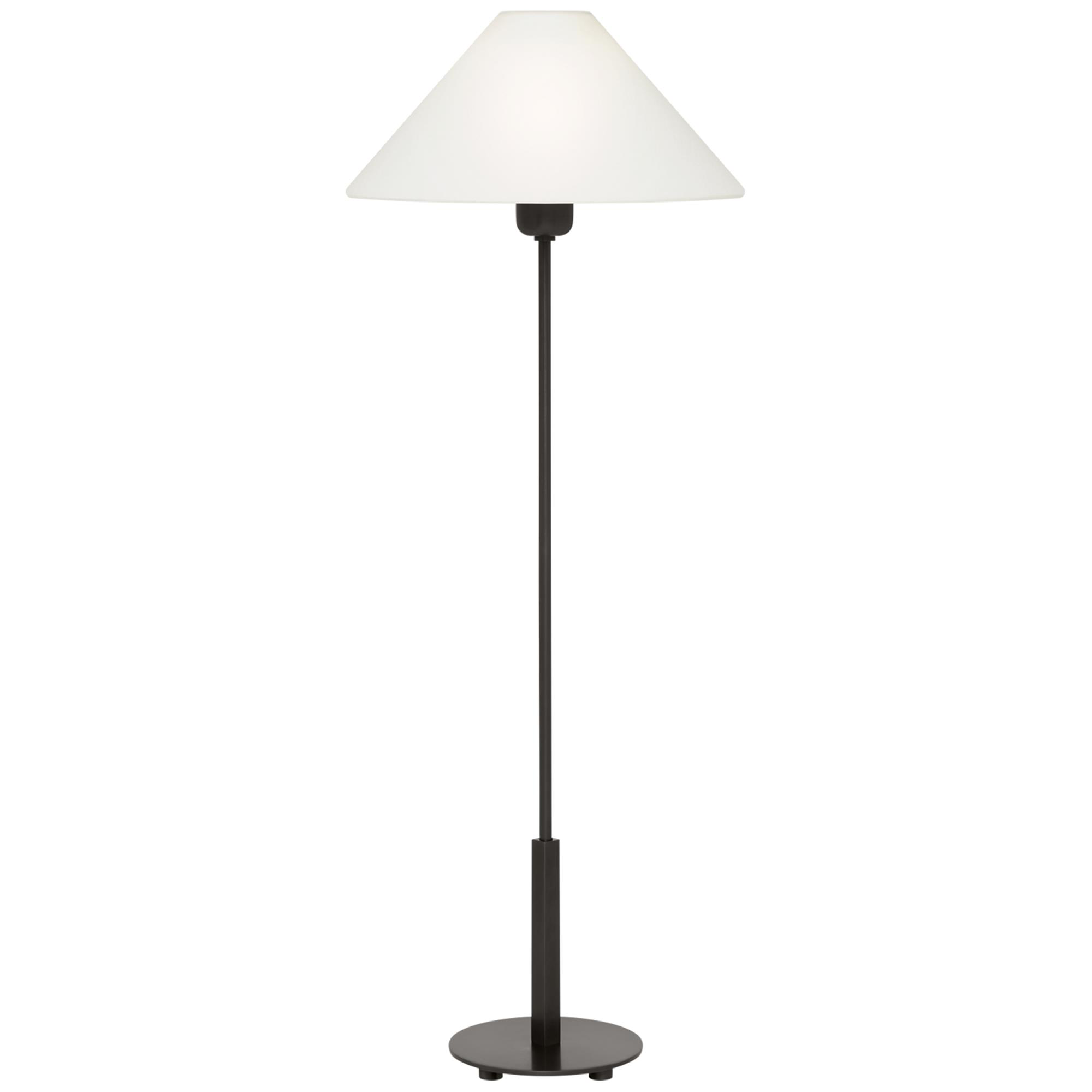 Shown in Bronze finish and Linen shade