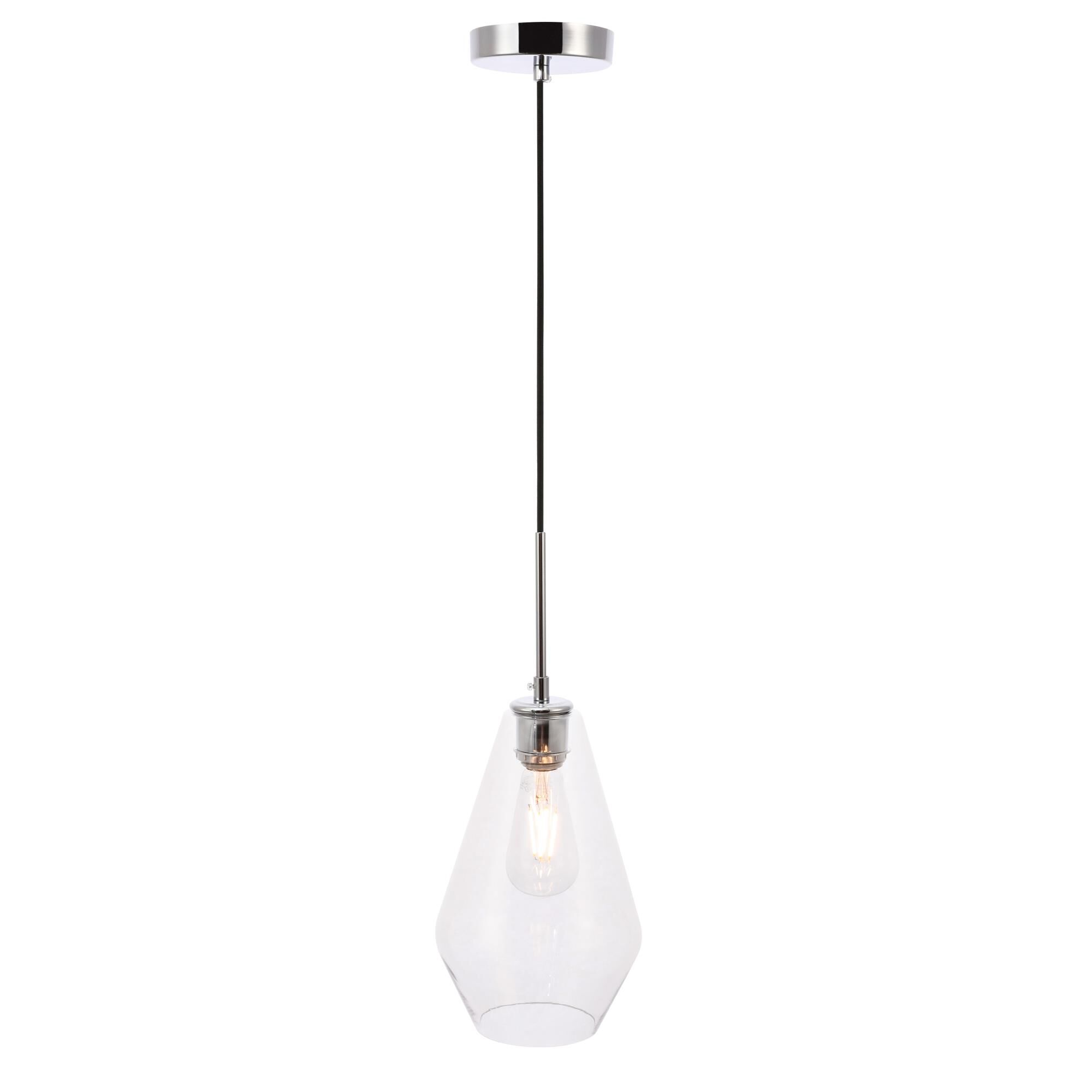 Gene 7 Inch Mini Pendant by Elegant Lighting