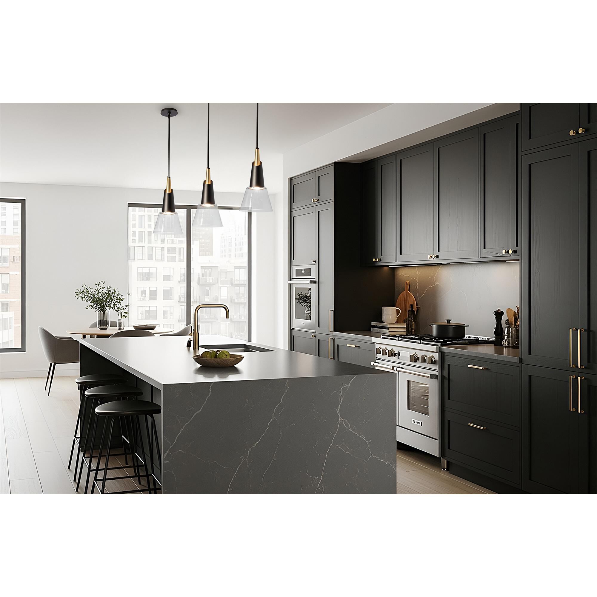 Kora 9 Inch Mini Pendant by Hubbardton Forge