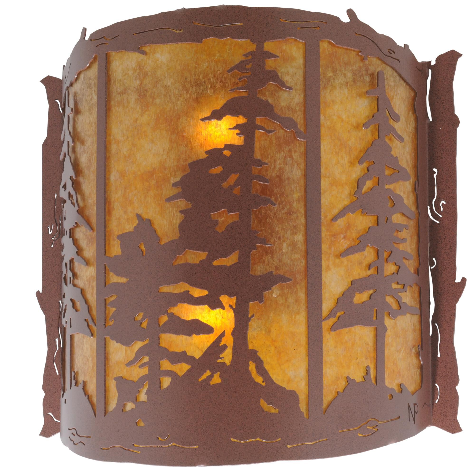 Tall Pines 15 Inch Wall Sconce by Meyda Lighting