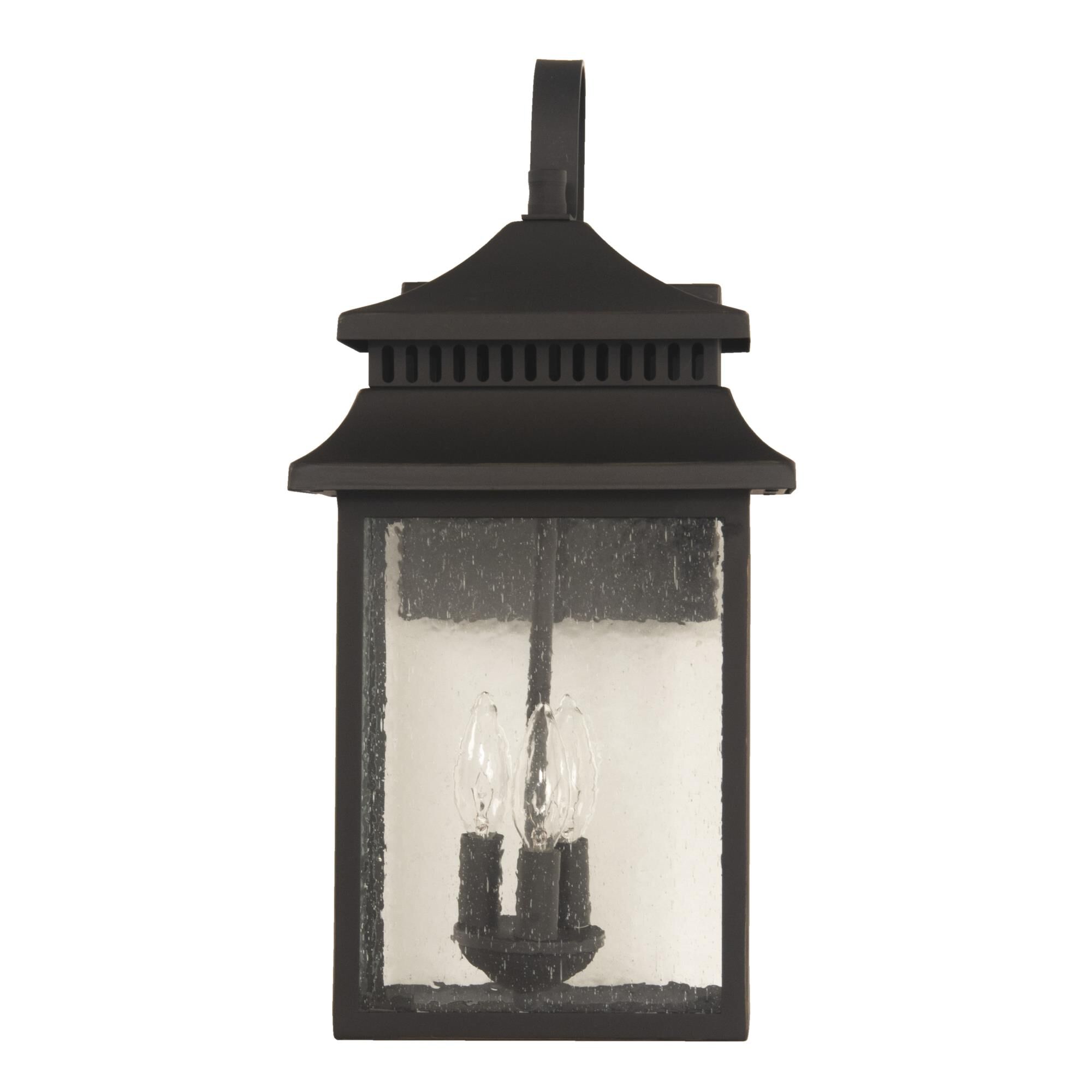 Crossbend 20 Inch Tall 3 Light Outdoor Wall Light by Craftmade