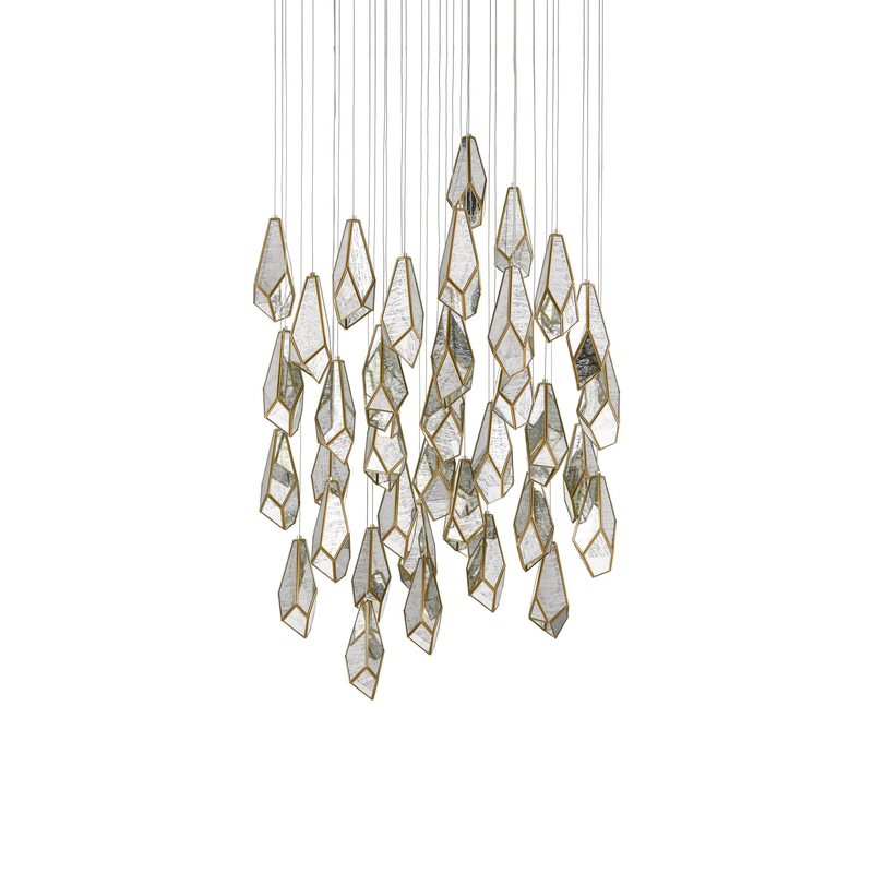 Glace 36 Light Multi Light Pendant by Currey & Company