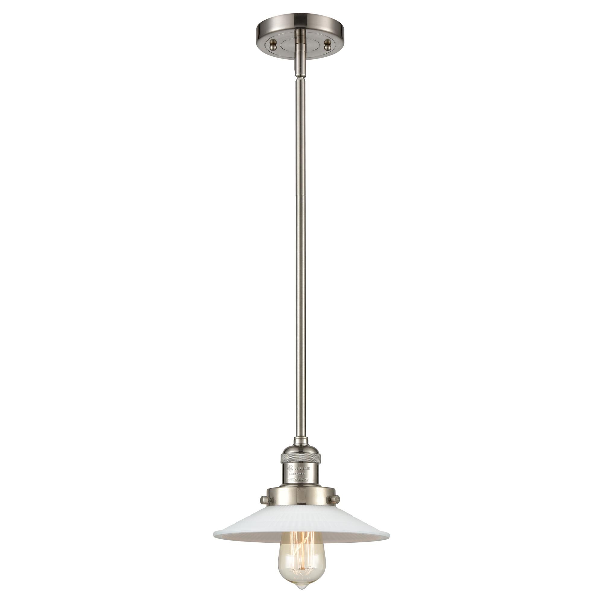 Bruno Marashlian Halophane 8 Inch Mini Pendant by Innovations Lighting