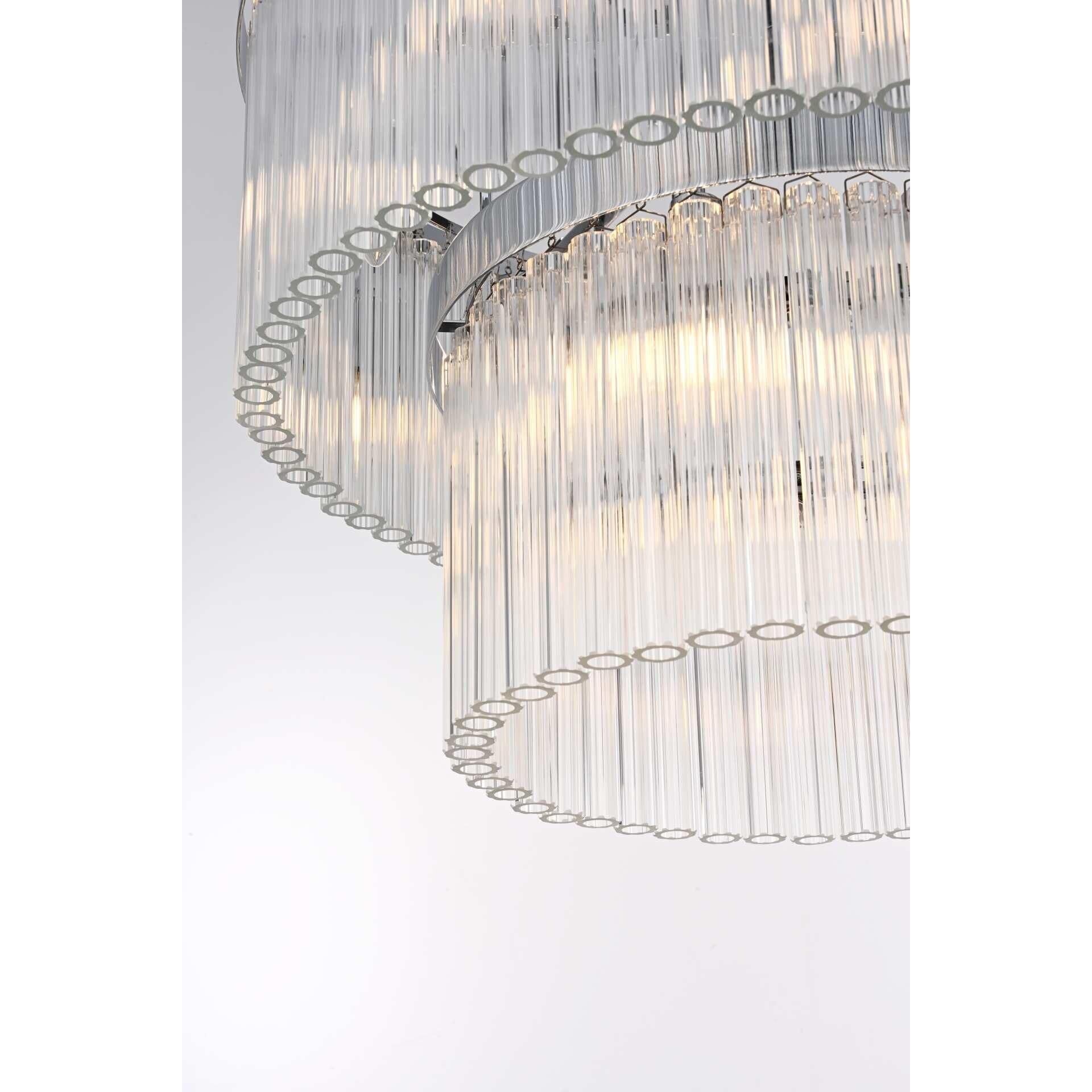 Harlow 24 Inch Chandelier by Elegant Lighting
