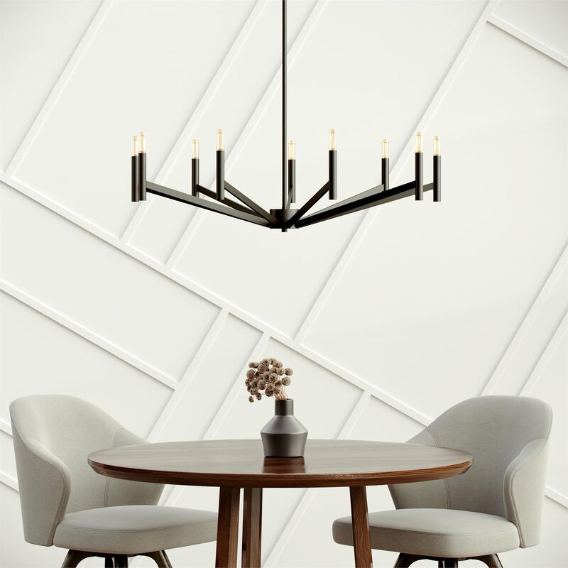 Sean Lavin Vector 36 Inch 9 Light Chandelier by Visual Comfort Studio Collection