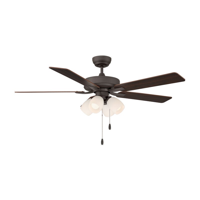 52 Inch Ceiling Fan with Light Kit by Meridian Lighting