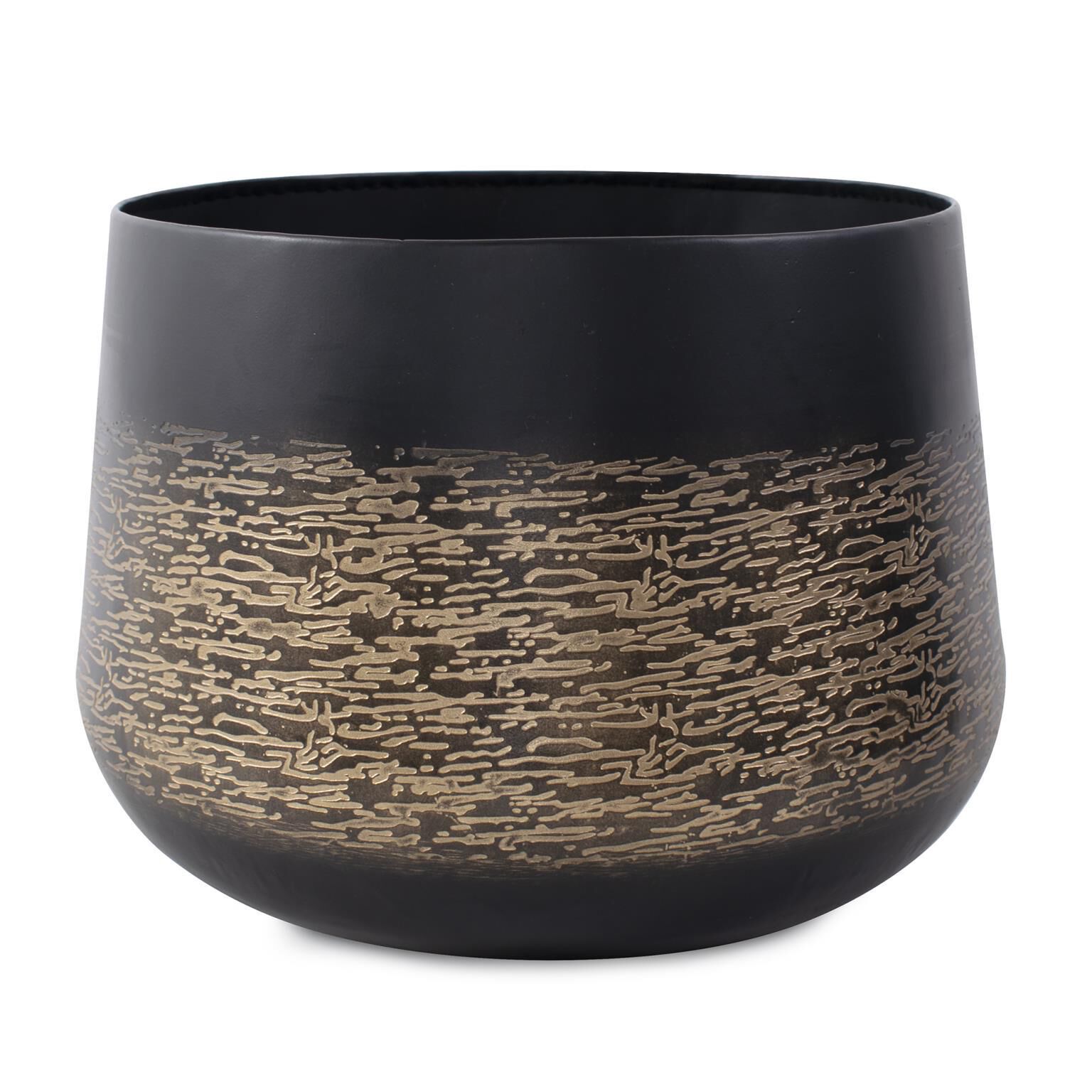 Shown in Textured, Black and Gold finish