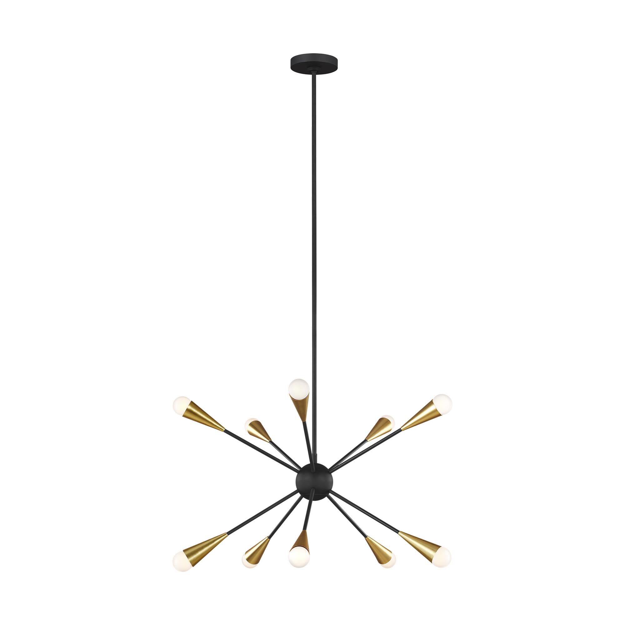 Shown in Midnight Black - Burnished Brass finish