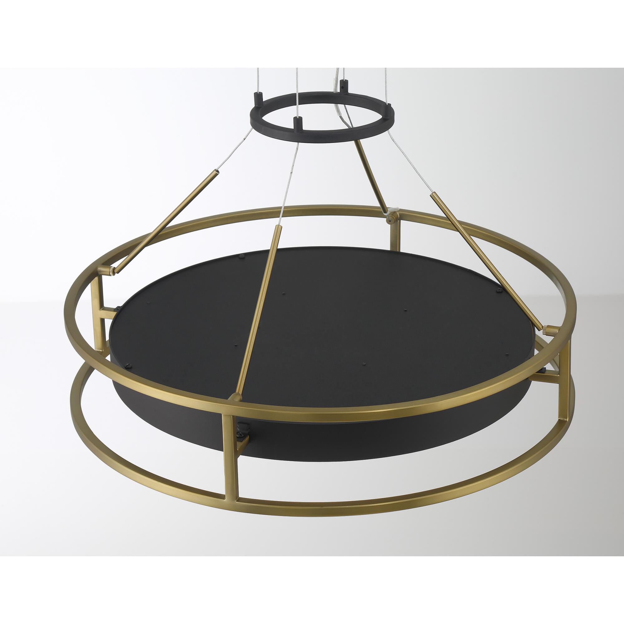 Shown in Soft Brass And Sand Coal finish and White glass and Faux Alabaster shade