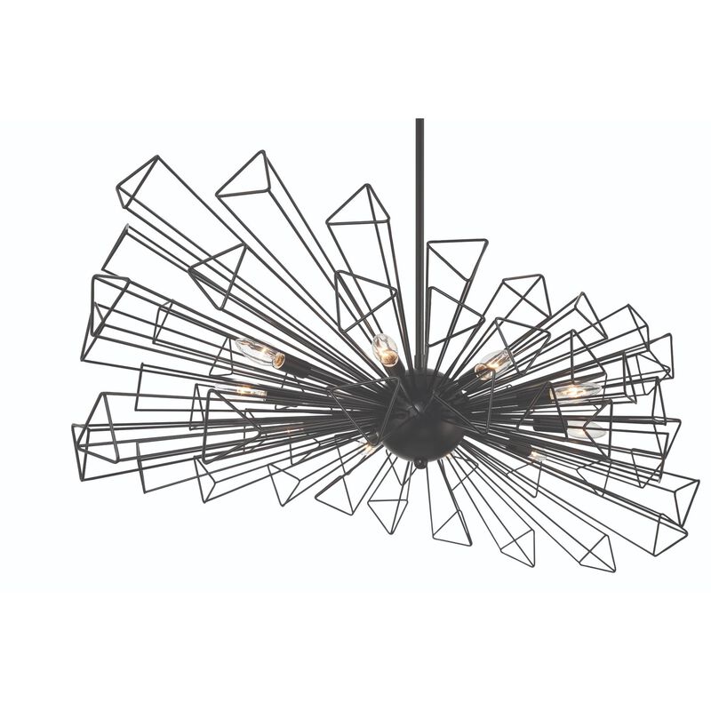 Dendelio Medium Linear Chandelier by Eurofase Lighting