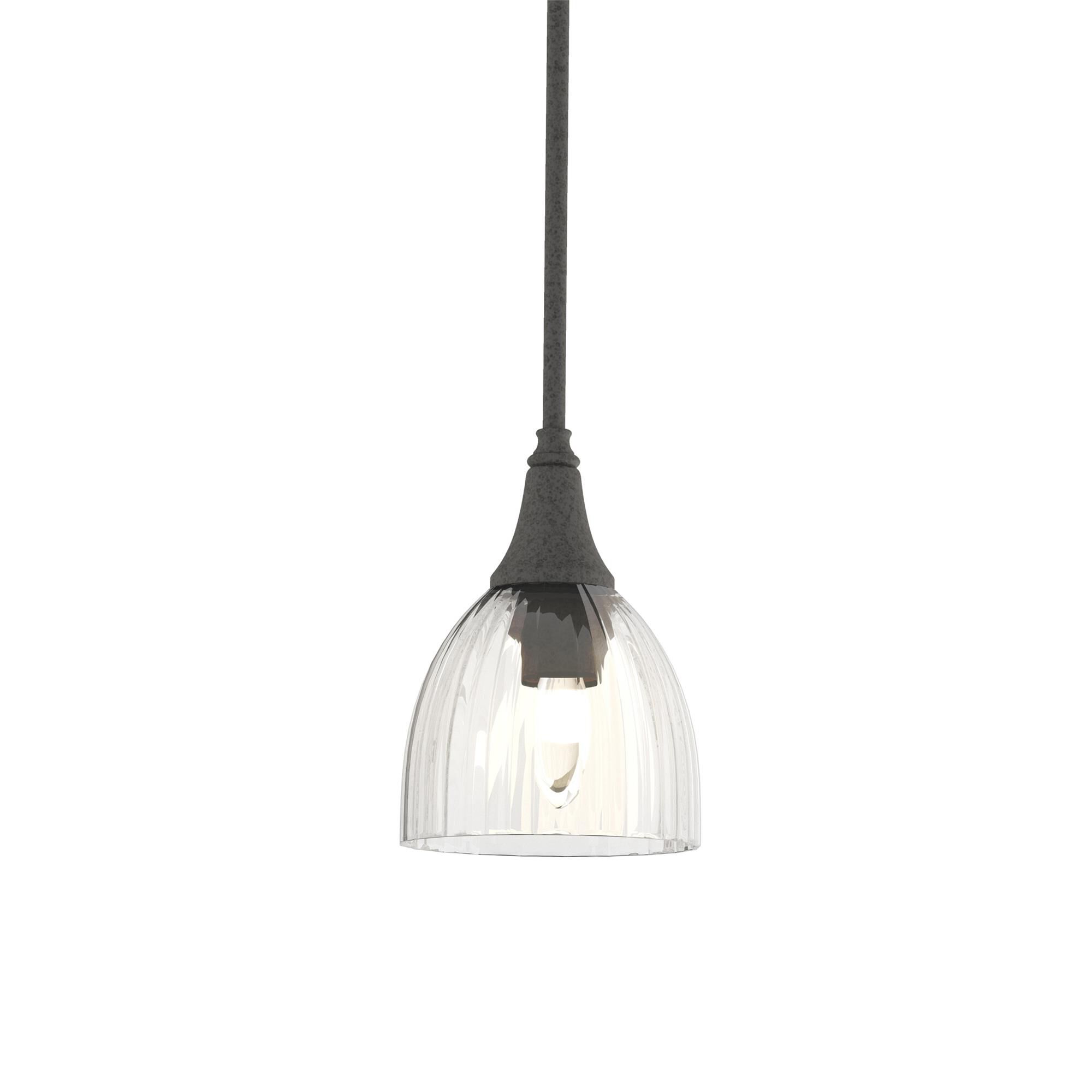 Shown in Natural Iron finish and Water glass