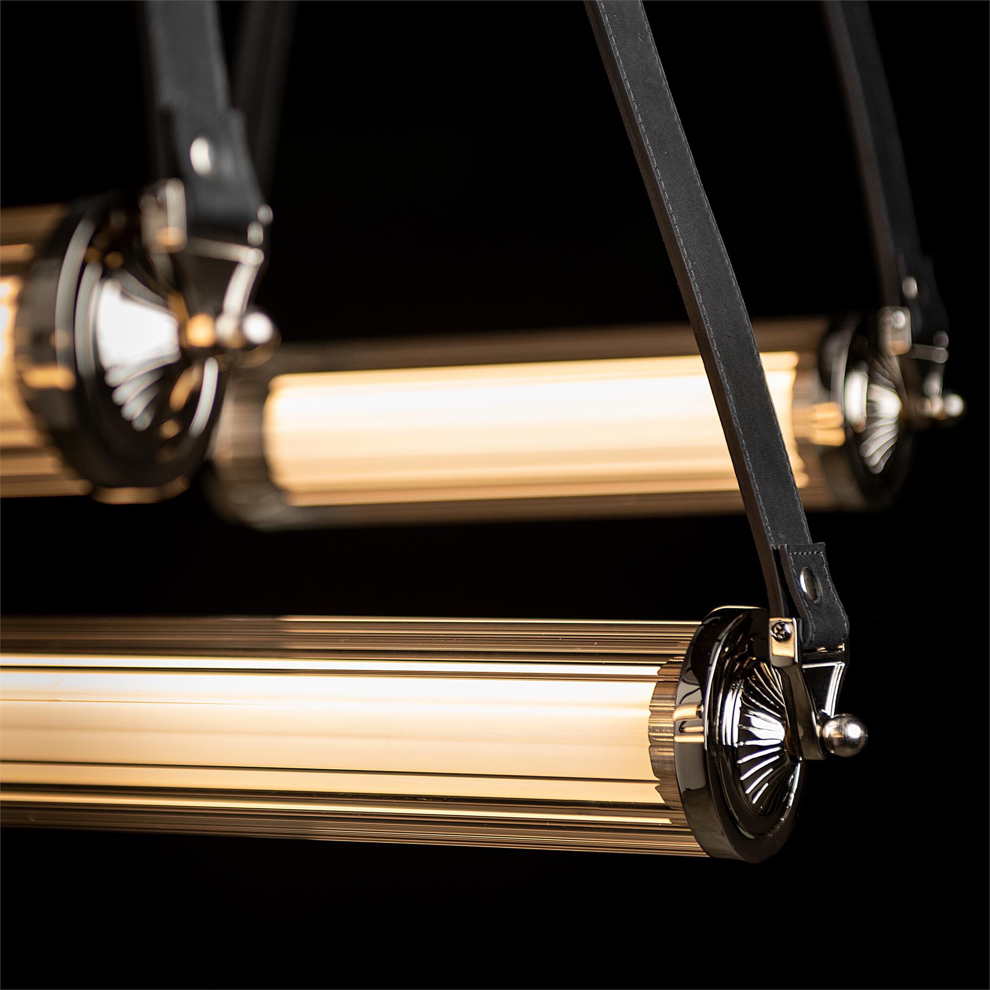 Shown in Black finish and Clear glass and Polished Nickel accent