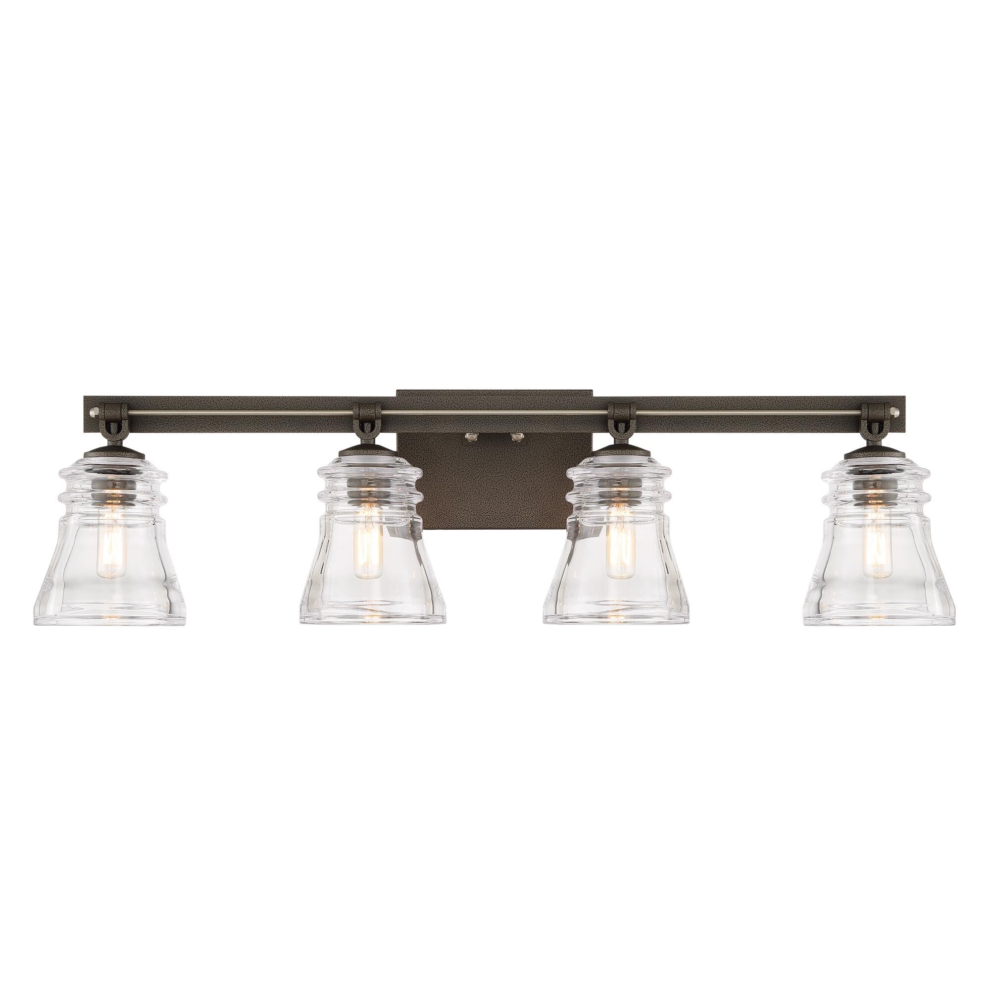 Shown in Smoked Iron and Brushed Nickel  finish