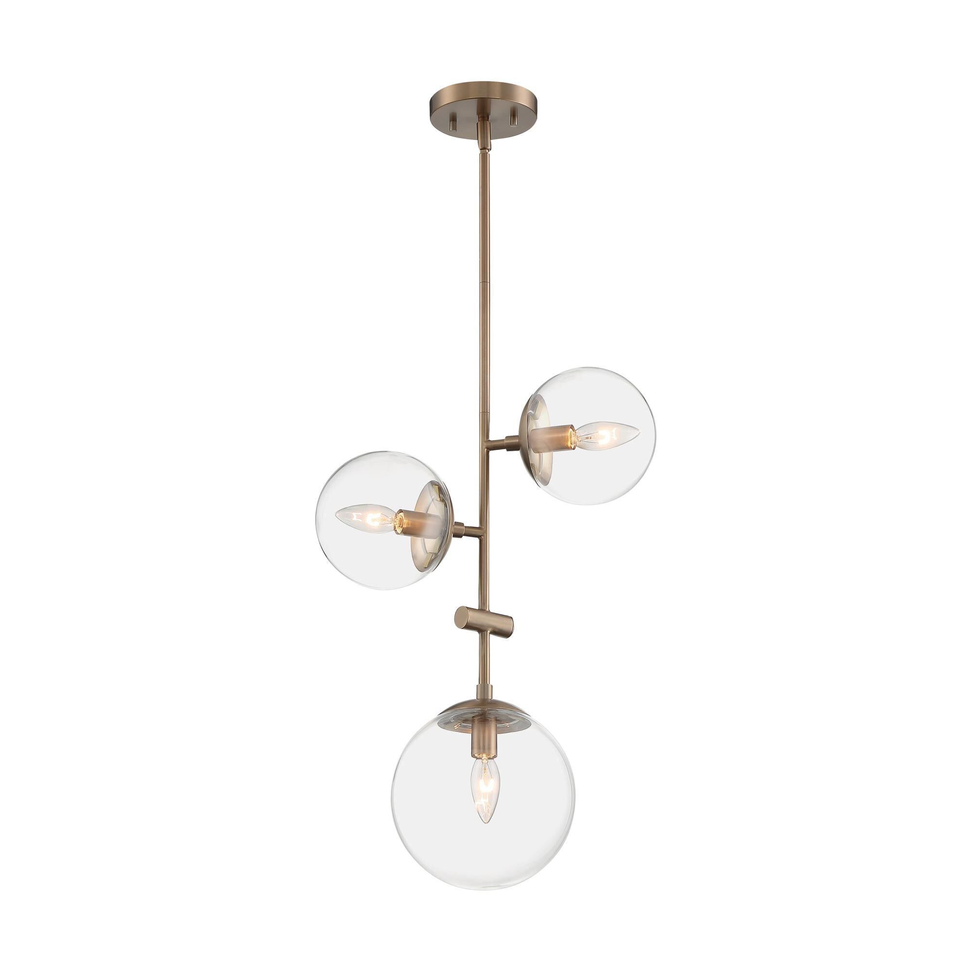 Sky 14 Inch 3 Light Mini Chandelier by Nuvo Lighting