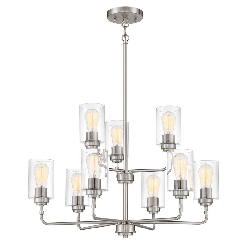 Stowe 30 Inch 9 Light Chandelier by Craftmade