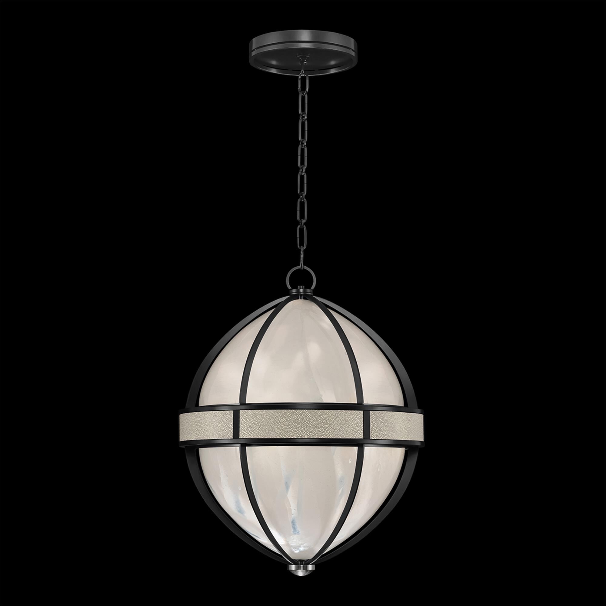 Shown in Black Iron and Nickel  finish and Coco accent