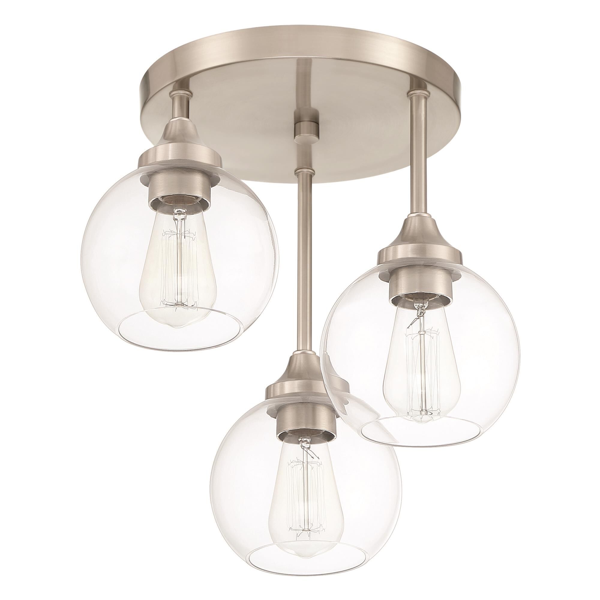 Glenda 14 Inch Semi Flush Mount,