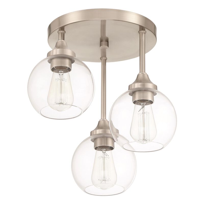 Glenda 14 Inch Semi Flush Mount by Craftmade