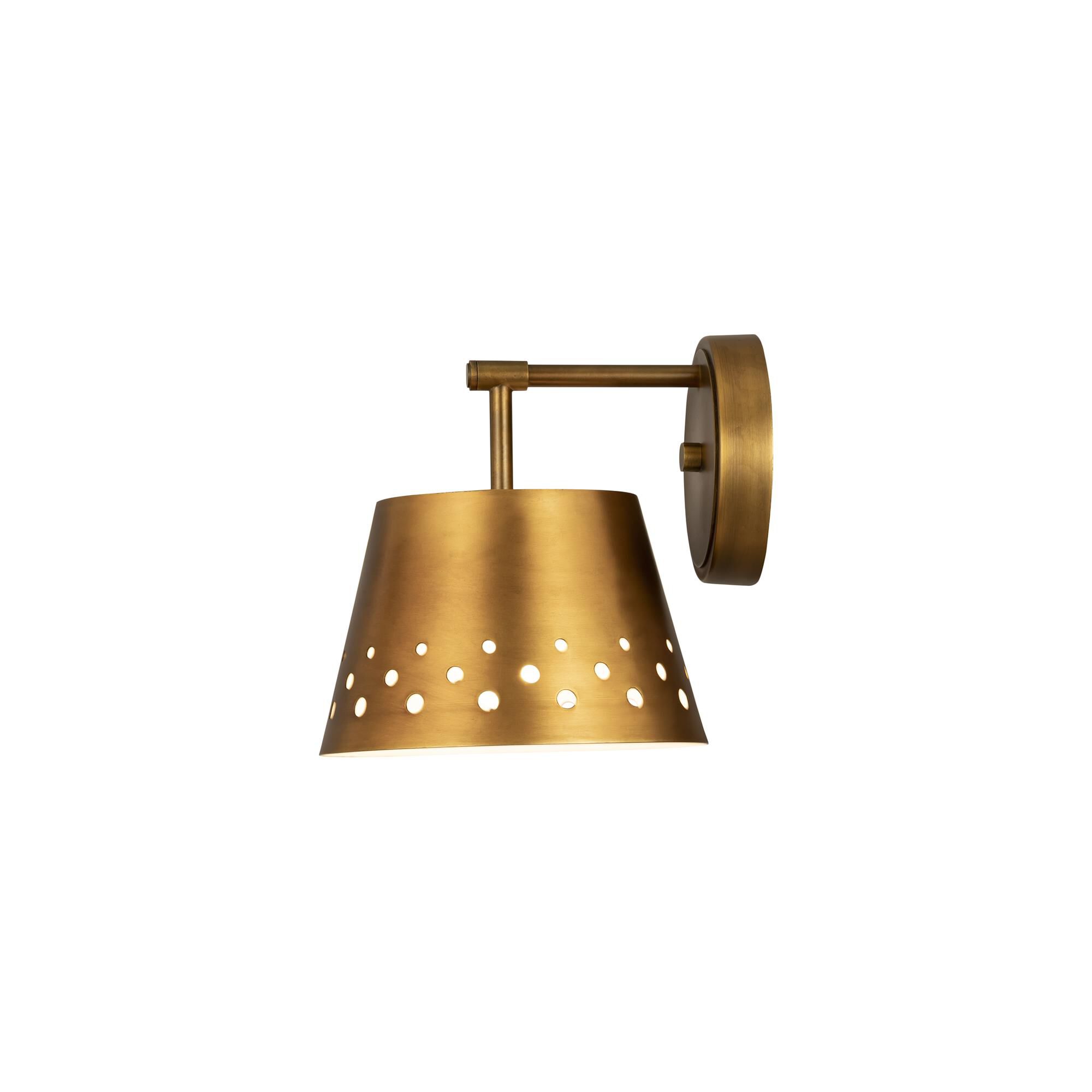 Shown in Rubbed Brass finish and Iron glass and Iron shade