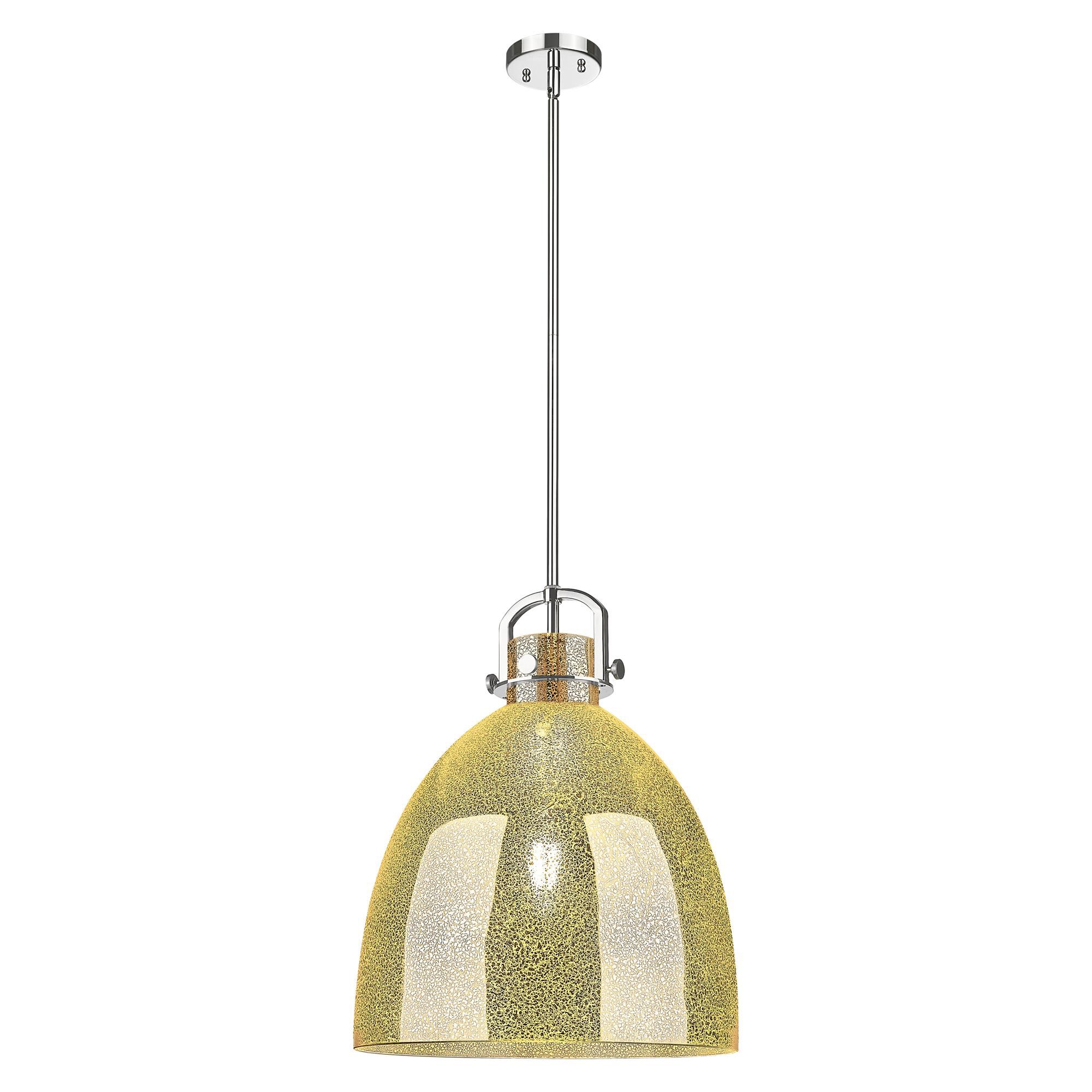 Shown in Polished Nickel finish and Mercury shade