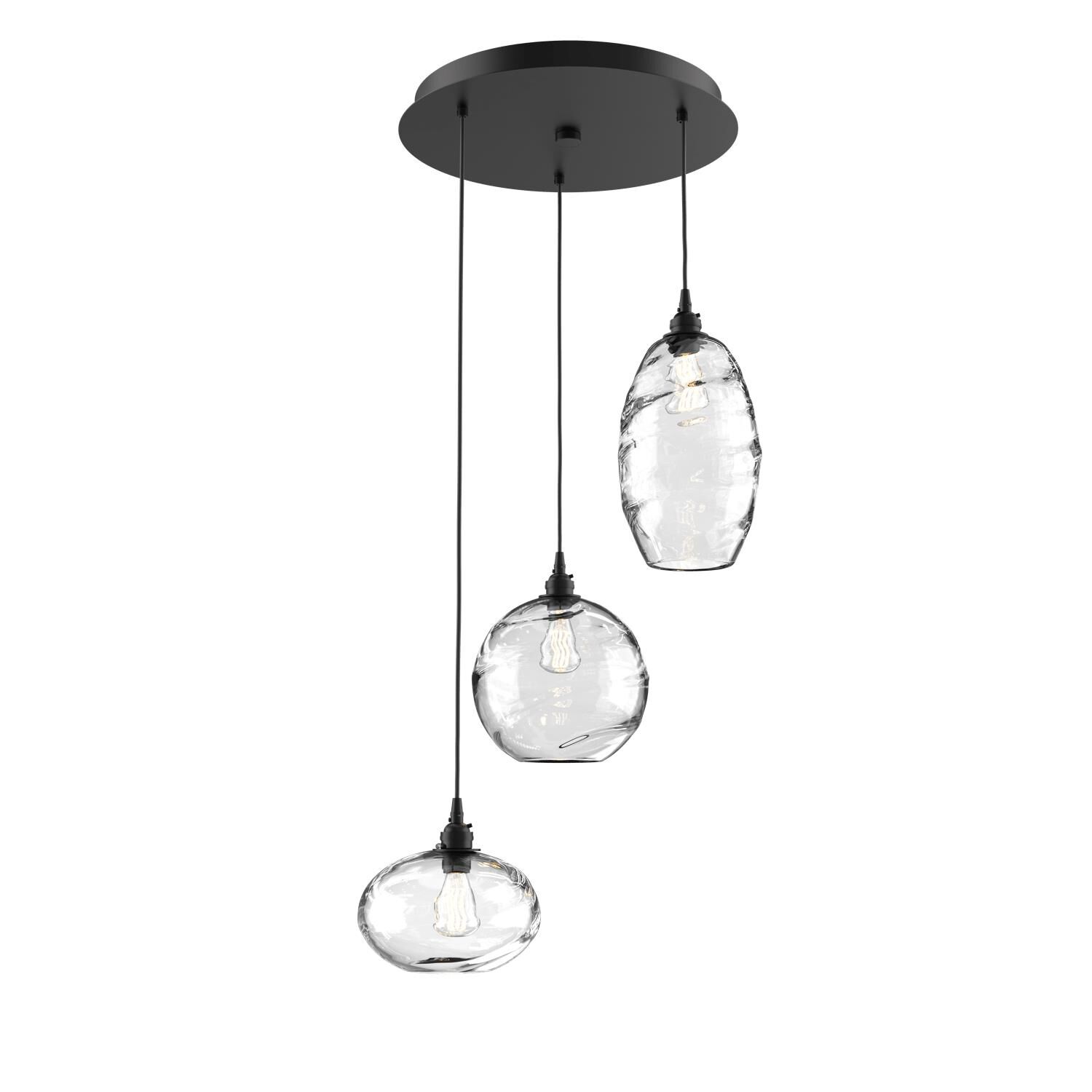 Misto 21 Inch 3 Light Multi Light Pendant by Hammerton Studio