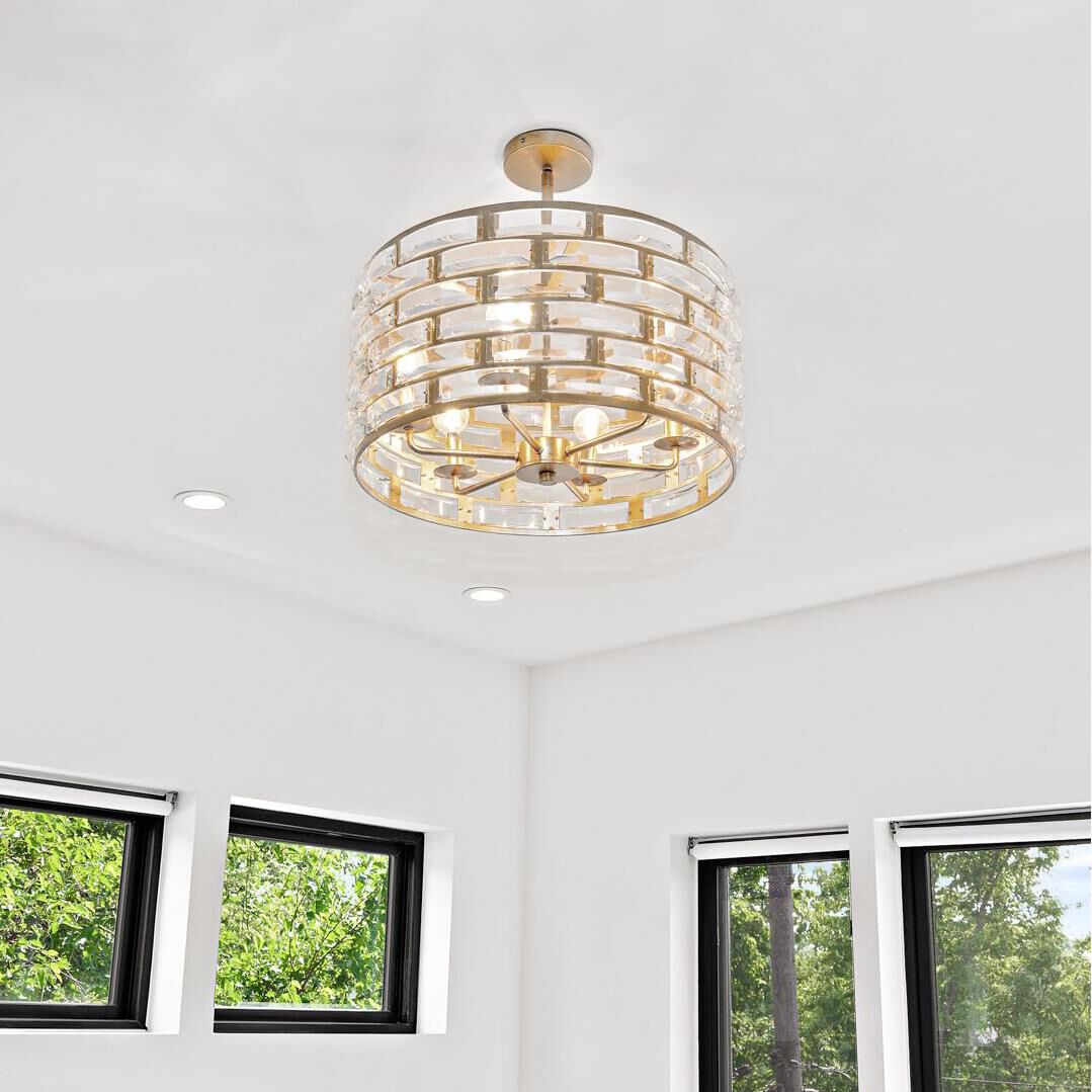 Shown in Antique Gold finish