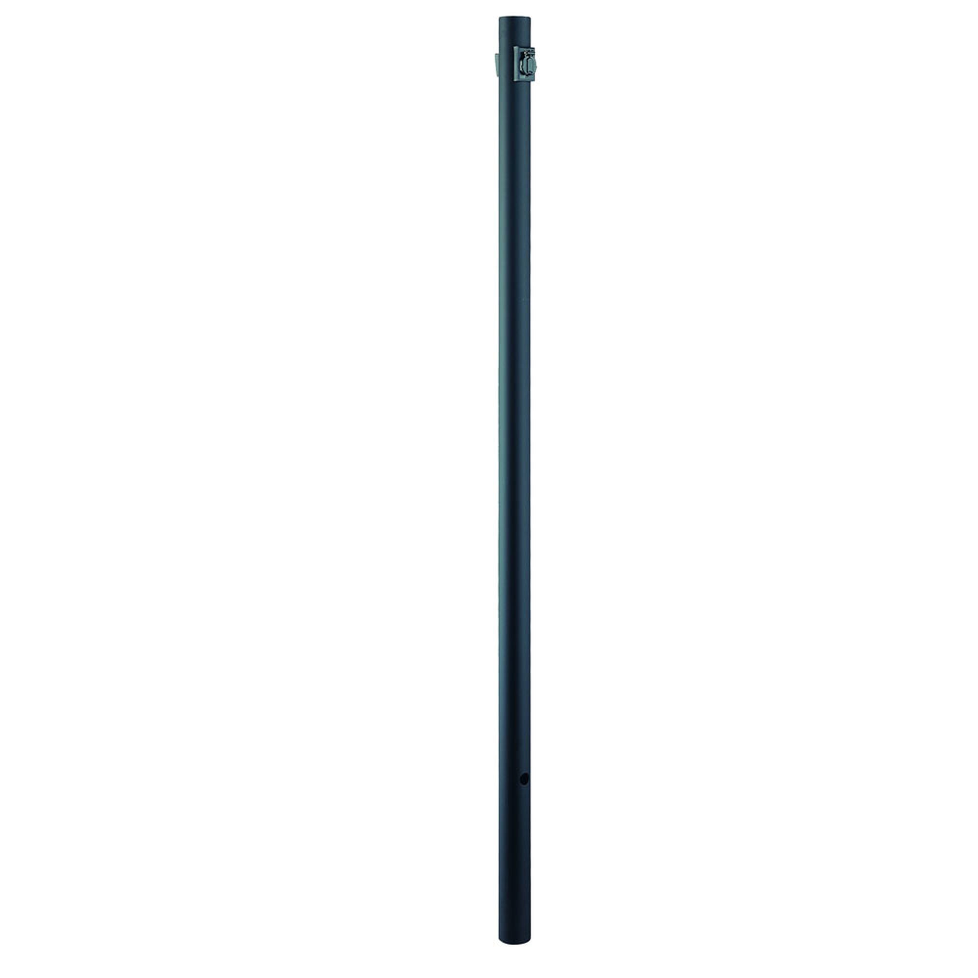 Shown in Matte Black finish and -- glass and -- shade