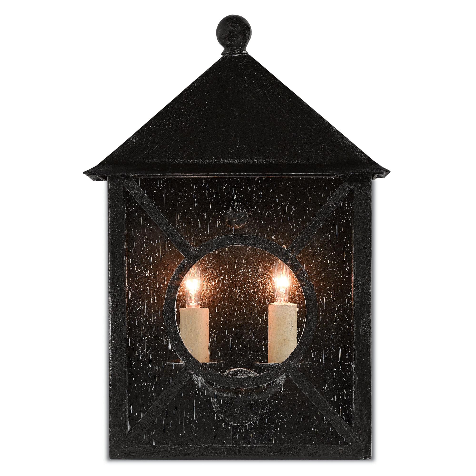 Ripley 15 Inch Tall 2 Light Outdoor Wall Light by Currey and Company