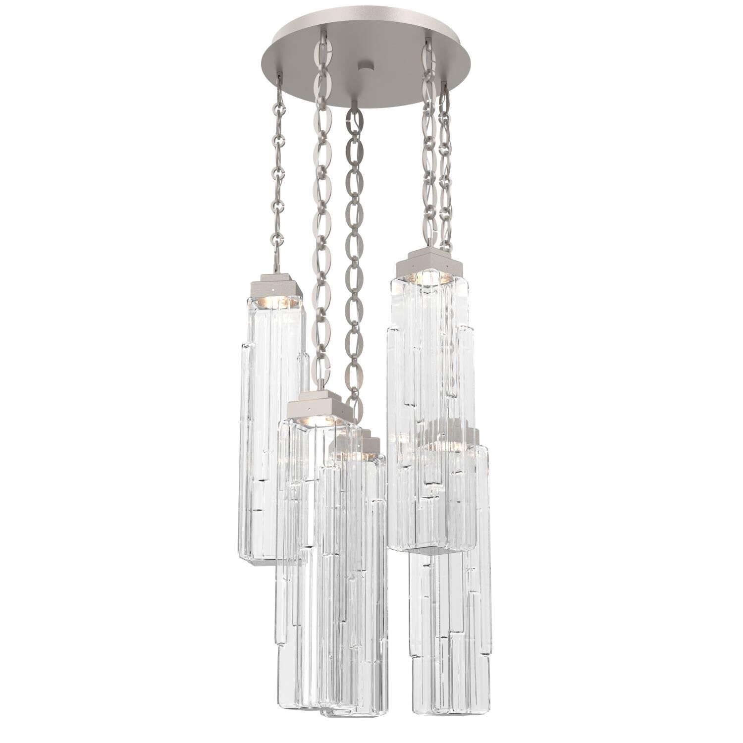 Levi Wilson Ledgestone 20 Inch Multi Light Pendant by Hammerton Studio