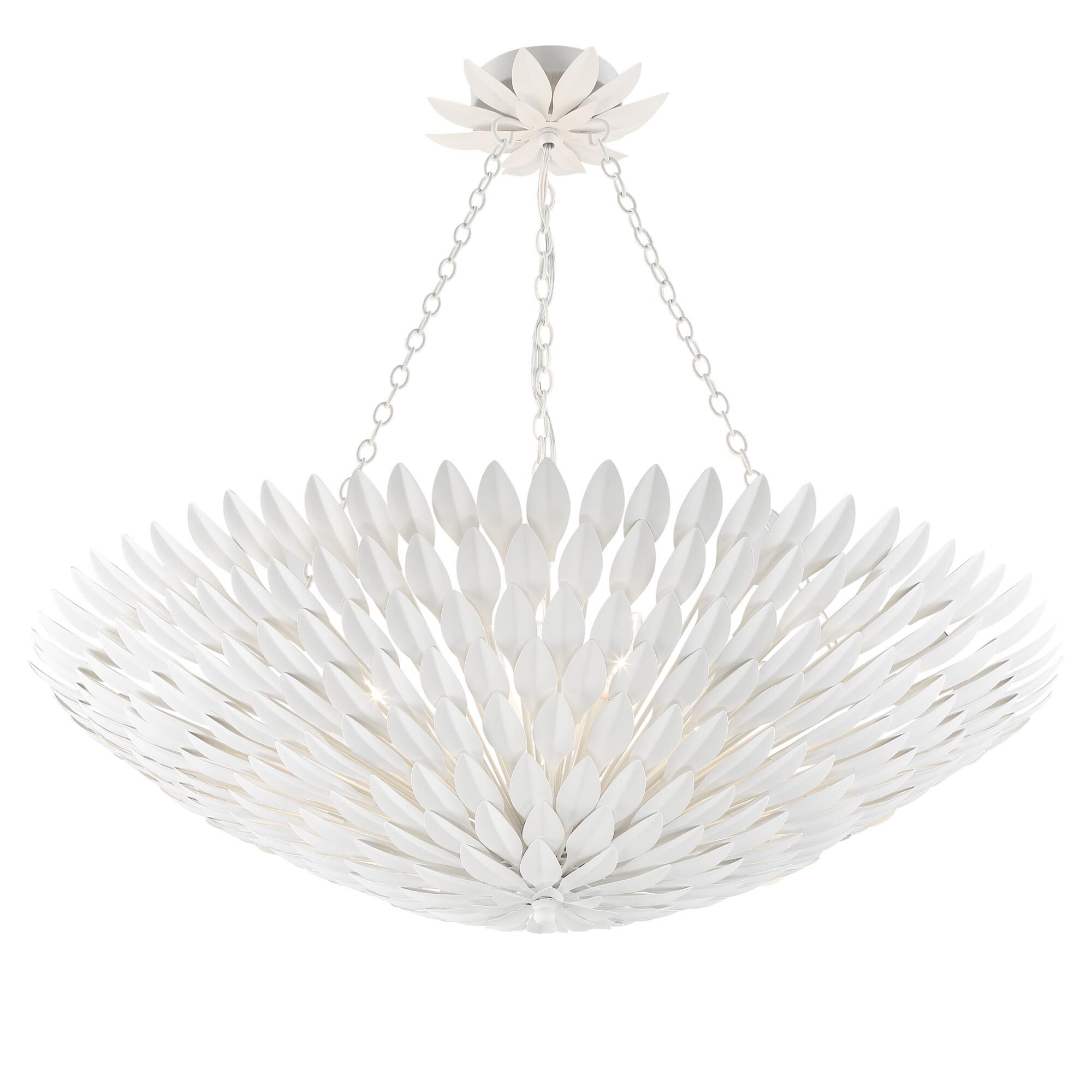Broche 30 Inch 8 Light Chandelier by Crystorama