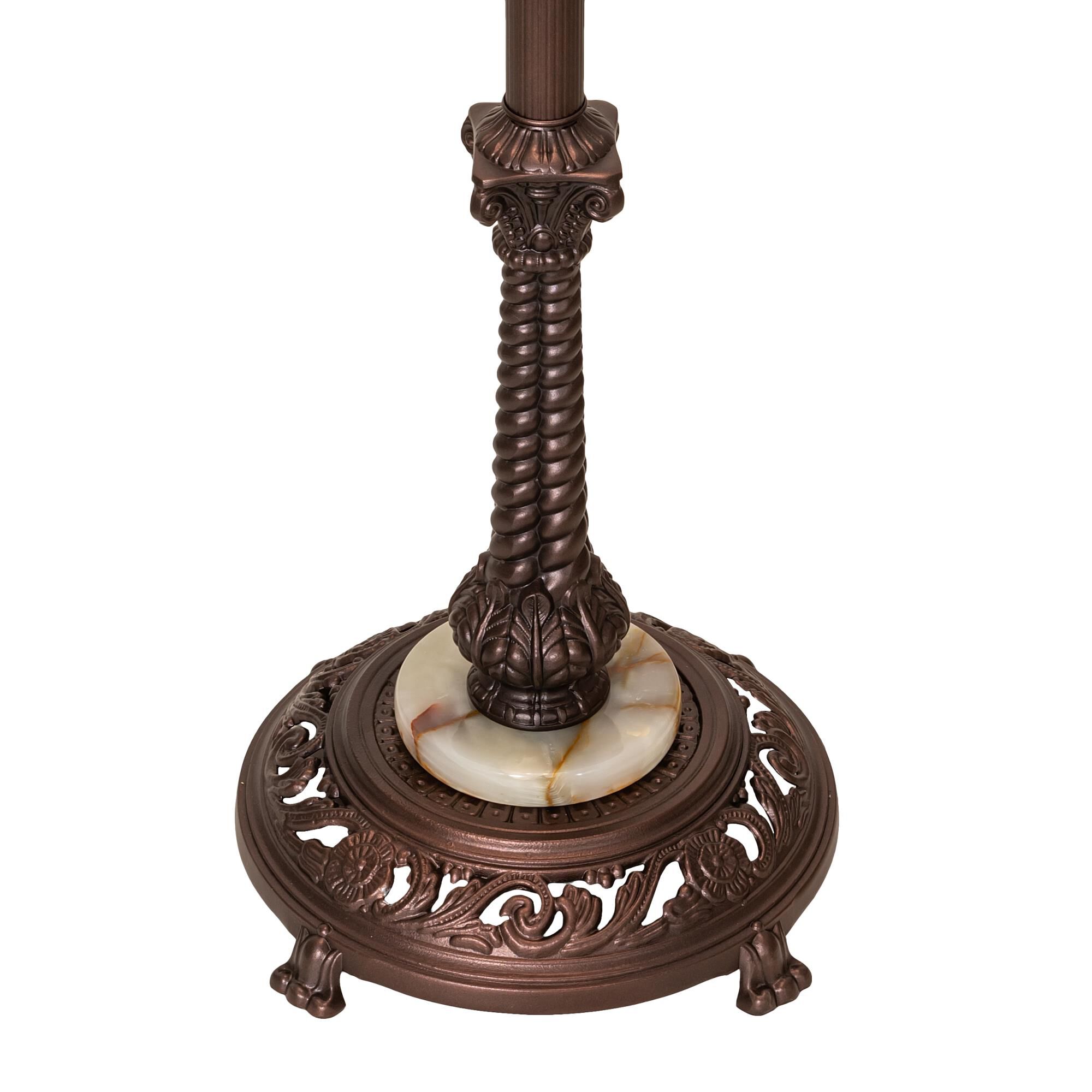 Shown in Craftsman Brown Finish;Mahogany Bronze finish and Pink;Iridescent glass