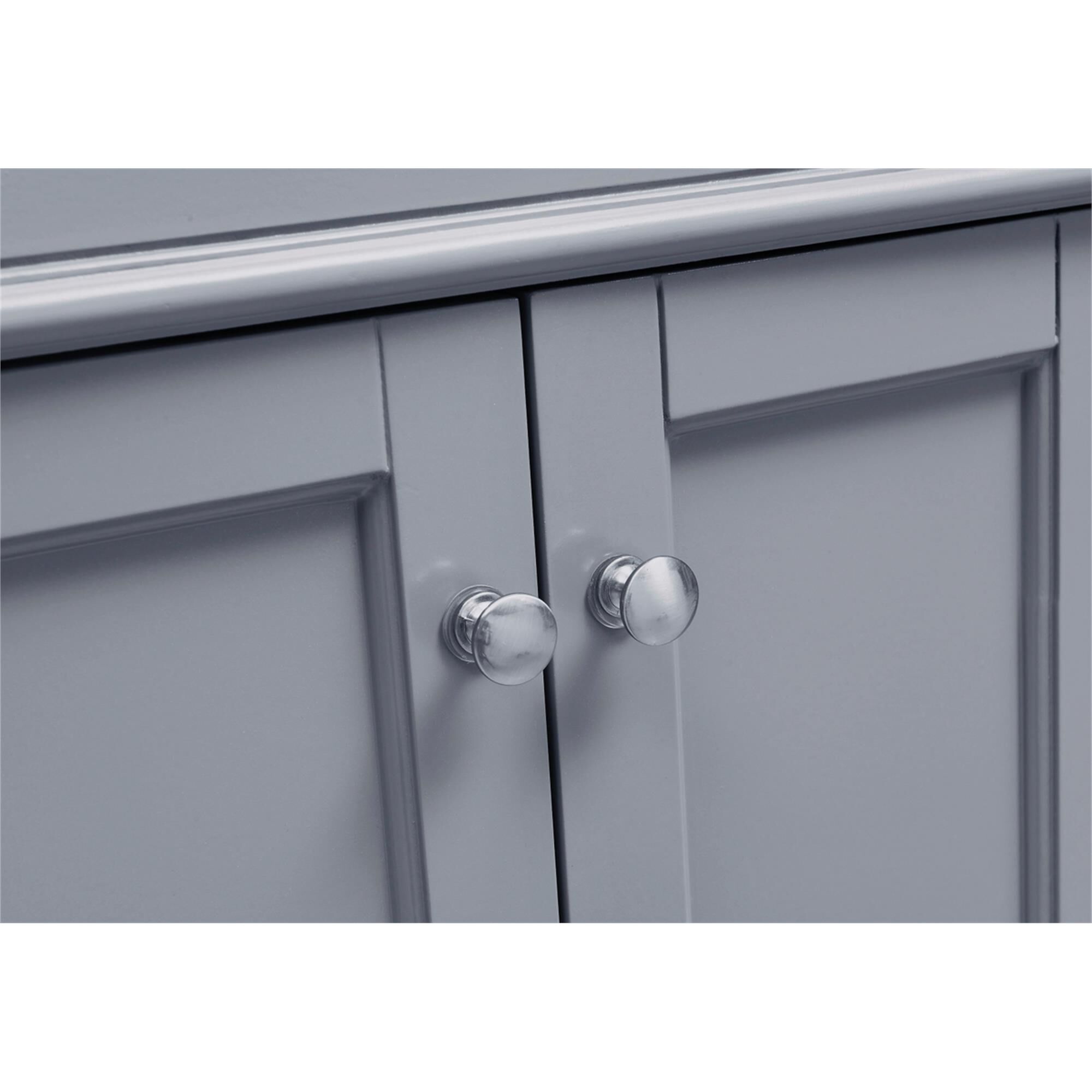 Shown in Grey finish