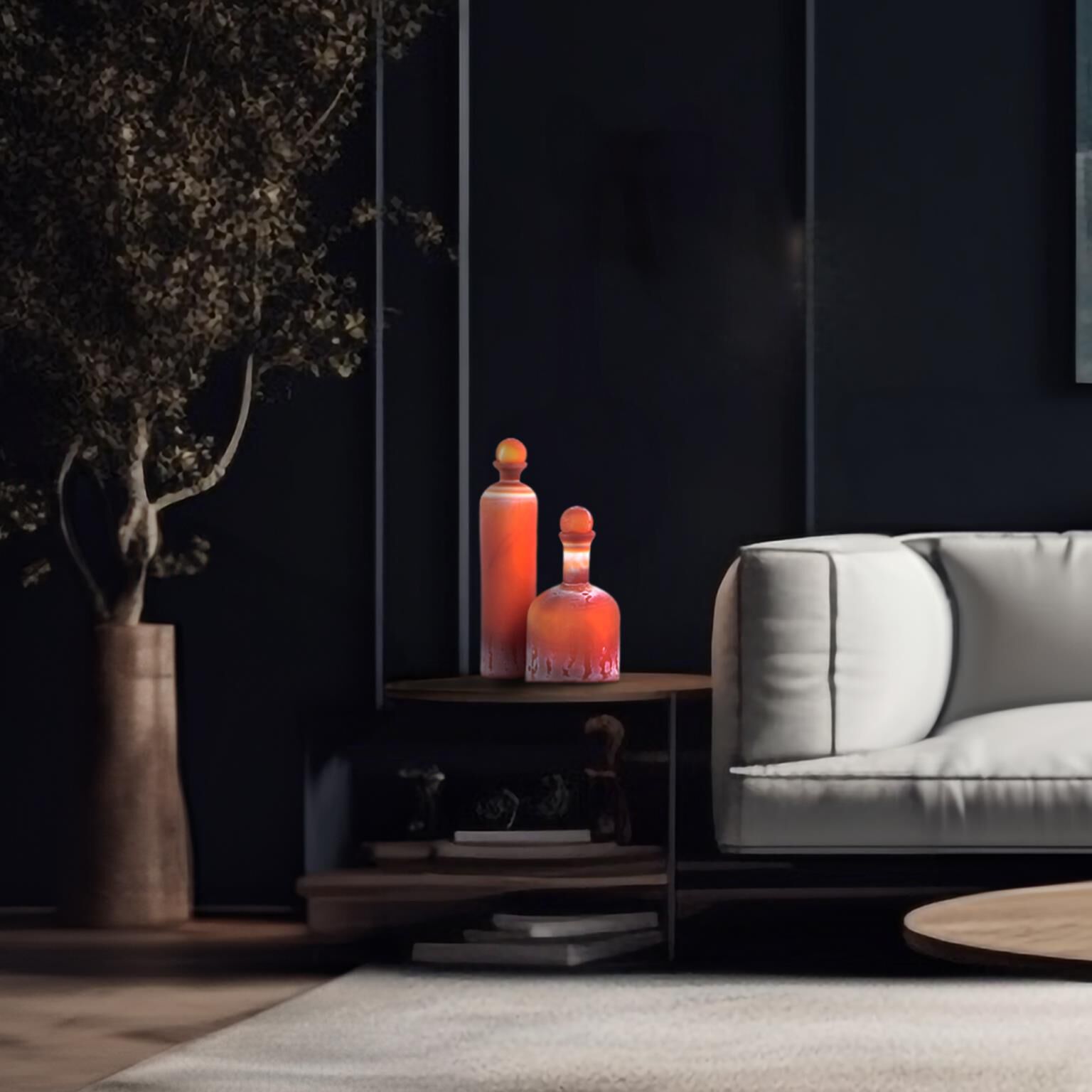 The Mercer Decorative Bottle-Canister by Howard Elliott Collection