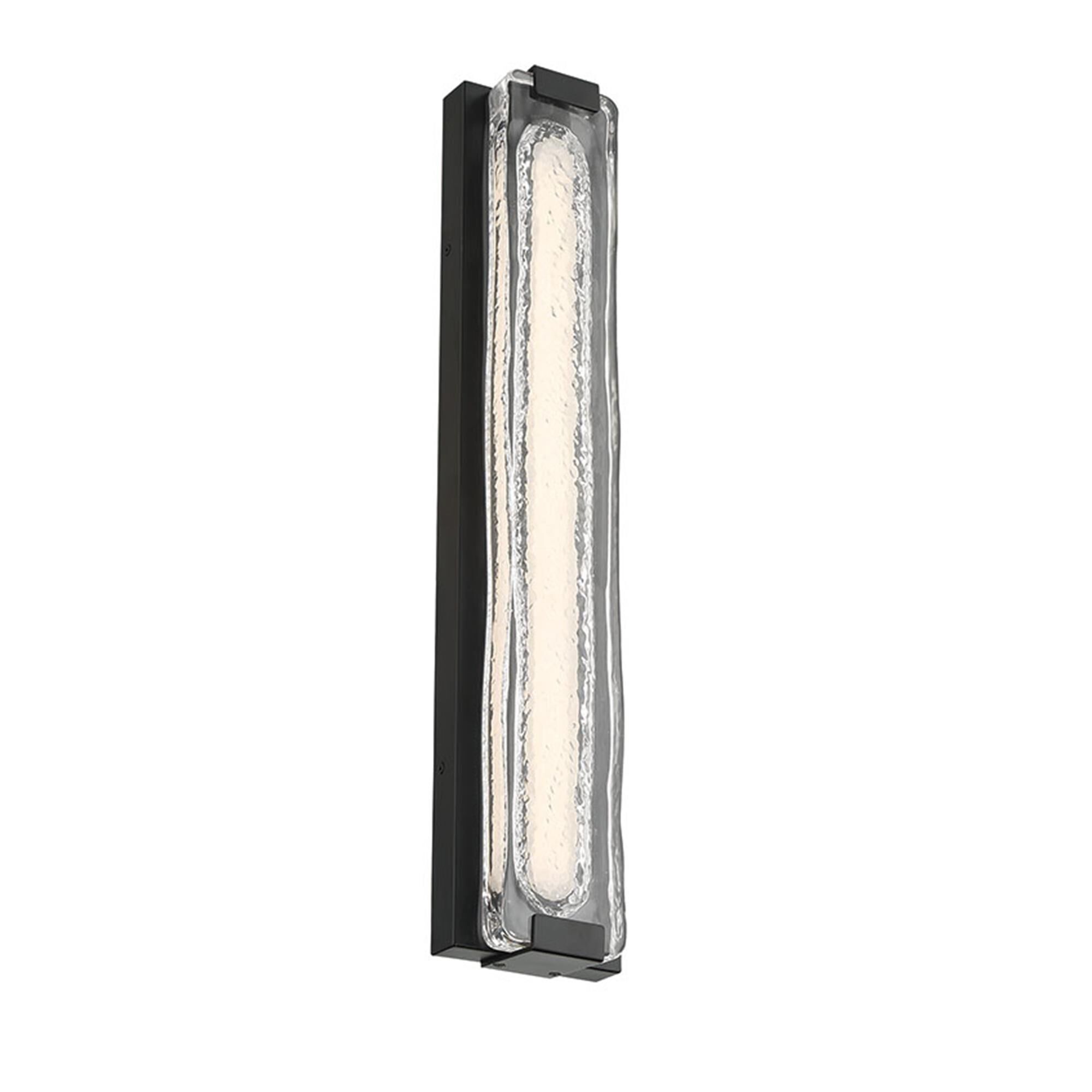 Shown in Matte Black finish and Clear glass