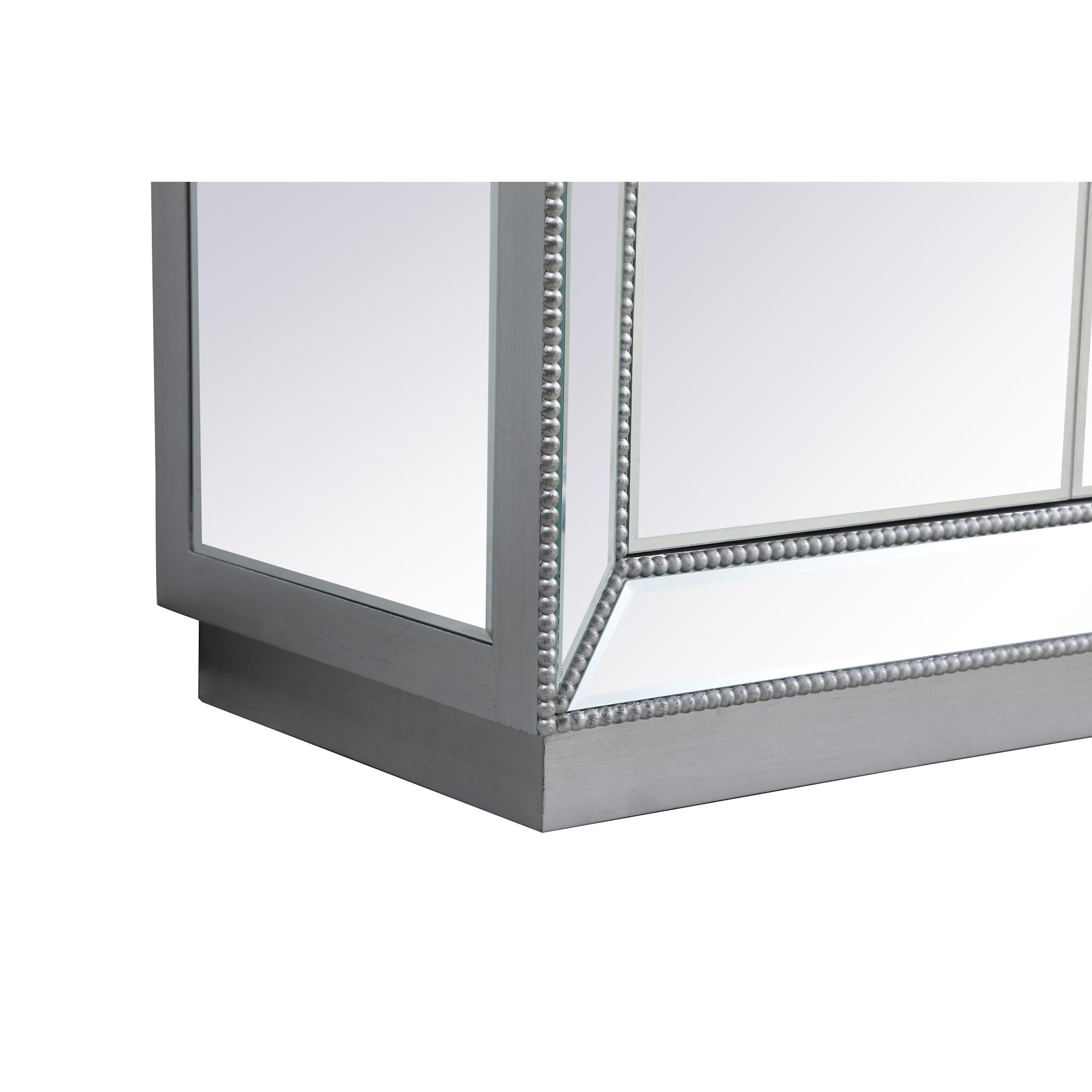 Shown in Antique Silver finish