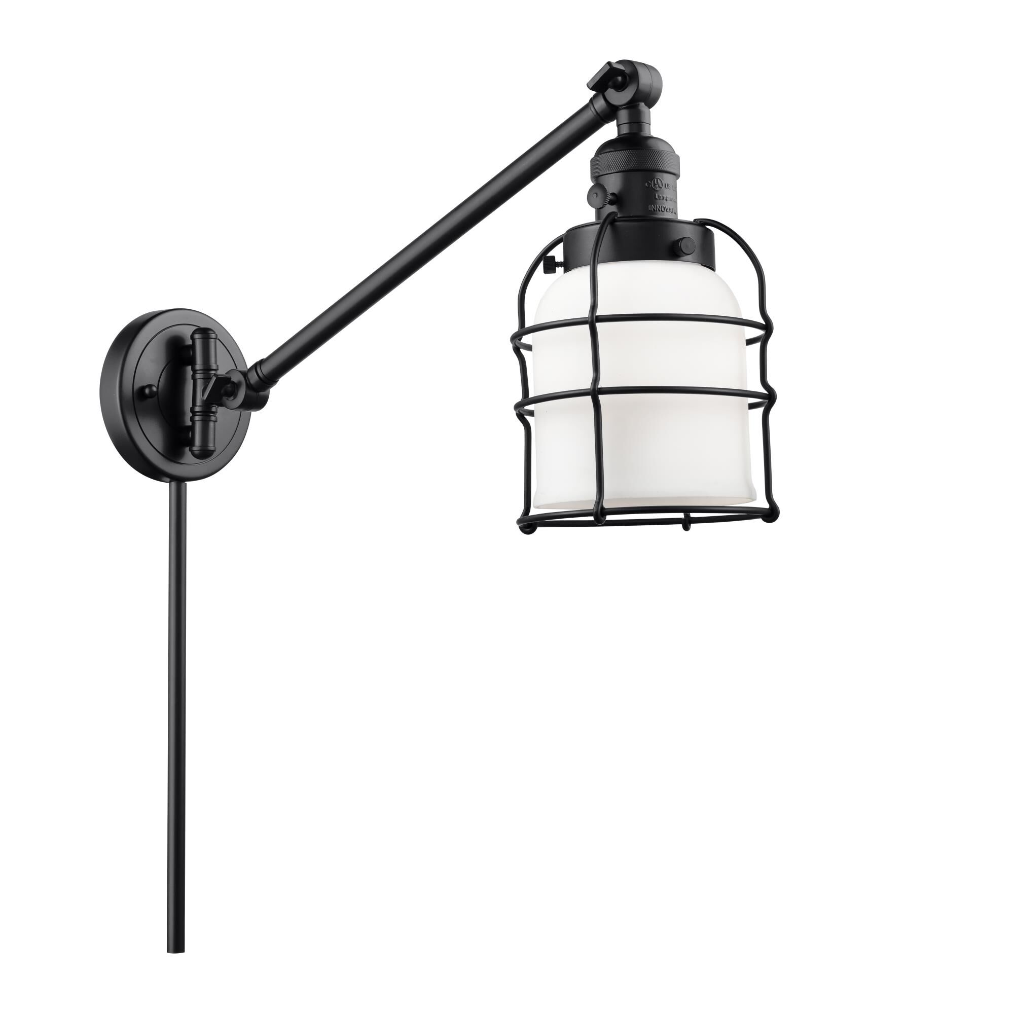 Bruno Marashlian Bell Cage Wall Swing Lamp by Innovations Lighting