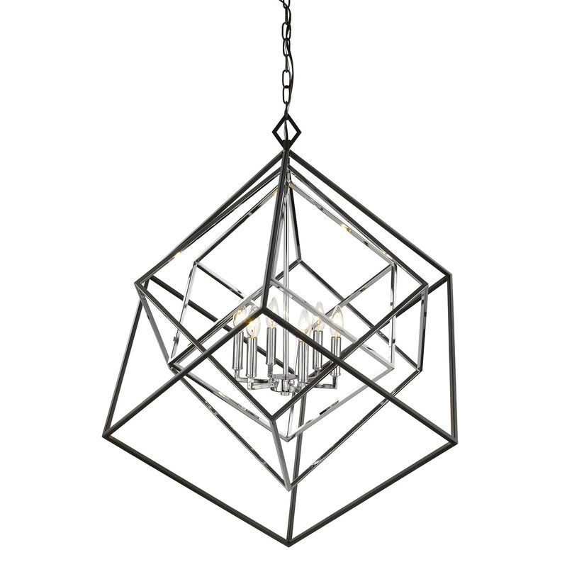 Euclid 35 Inch Cage Pendant by Z-Lite
