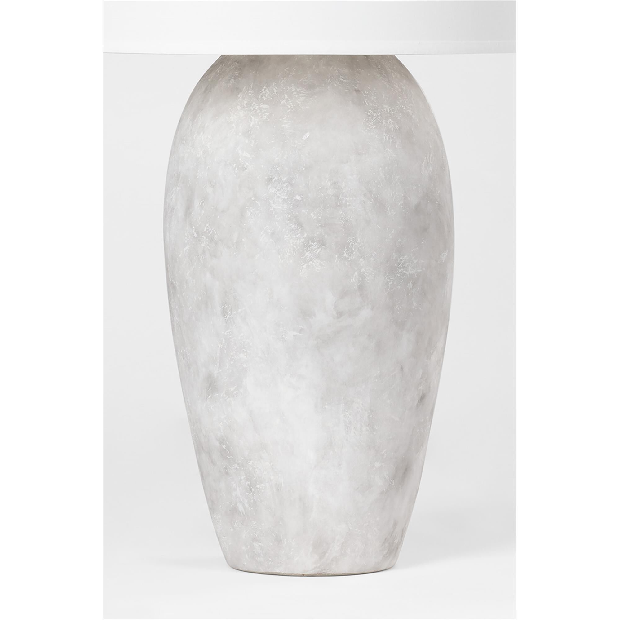 Shown in Ceramic Weathered Grey finish and Off White shade