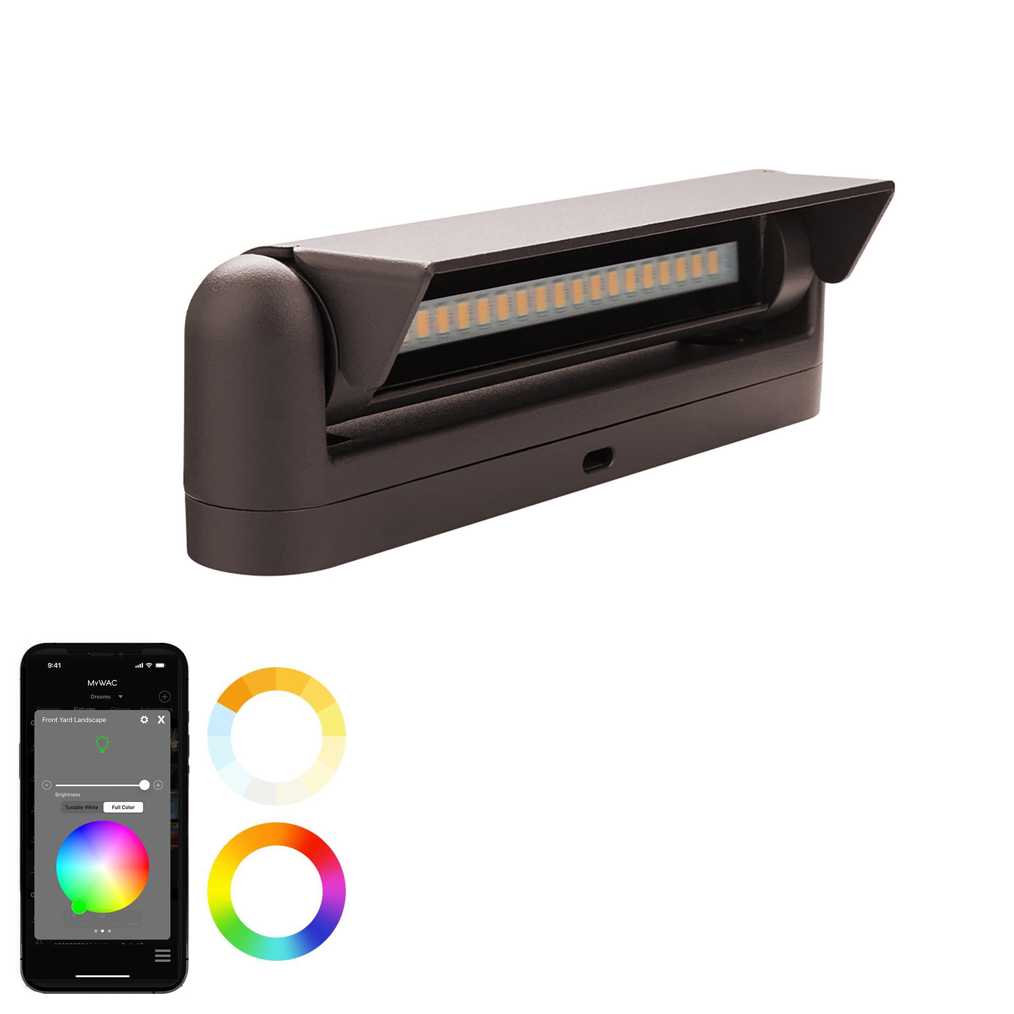 Linear 2 Inch Outdoor Wall Light by WAC Lighting