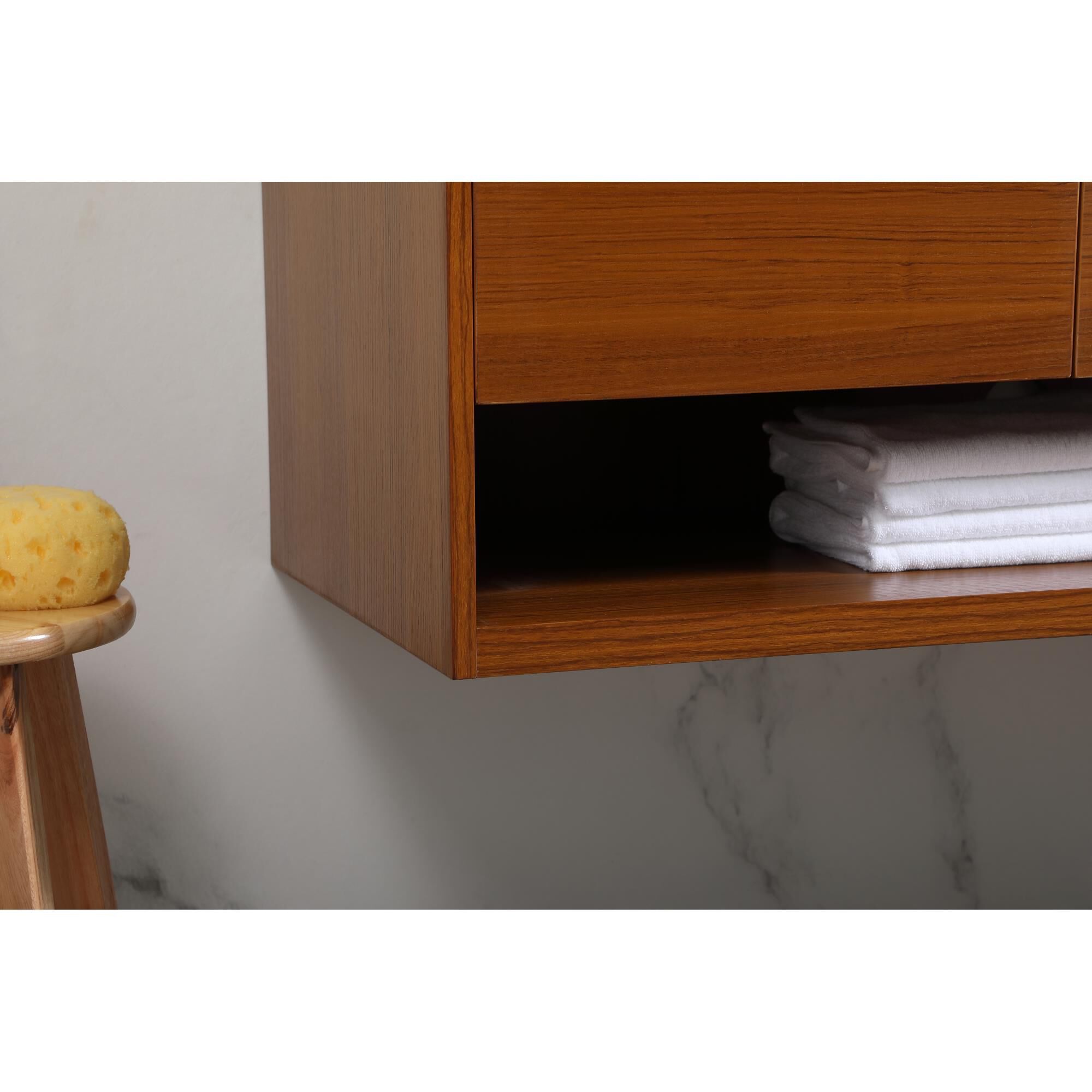 Shown in Teak finish